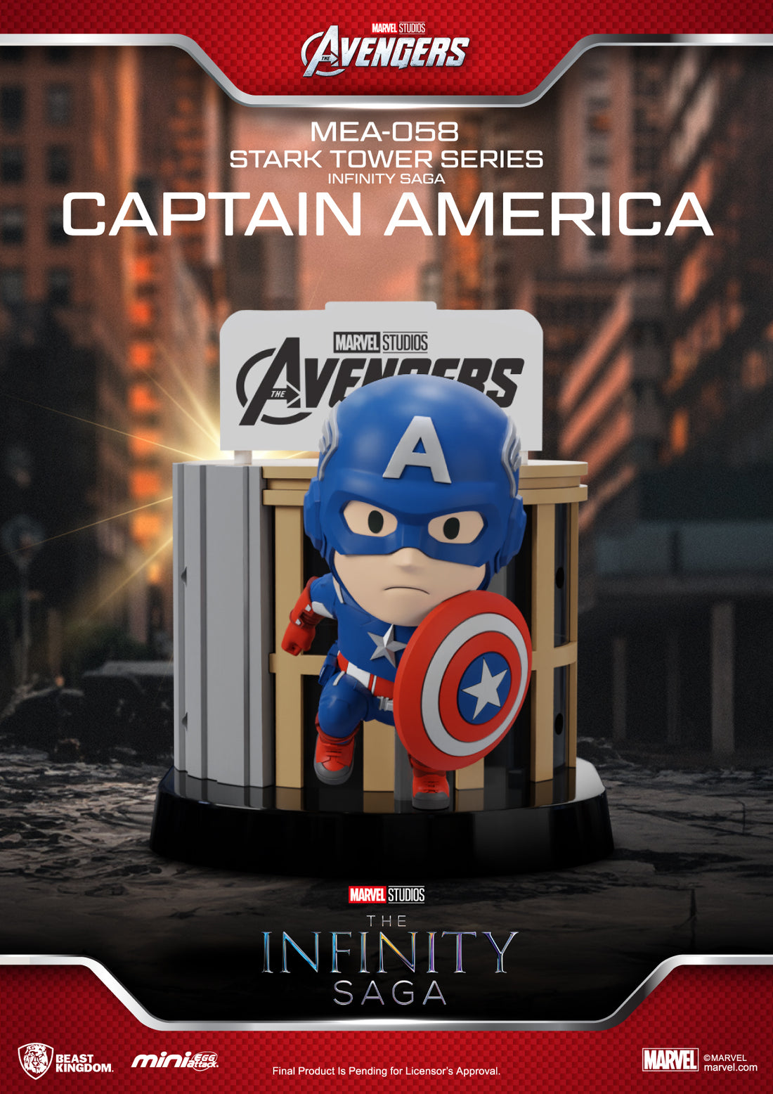 Infinity Saga Stark Tower Figure 6-Piece Box Set - MEA-058