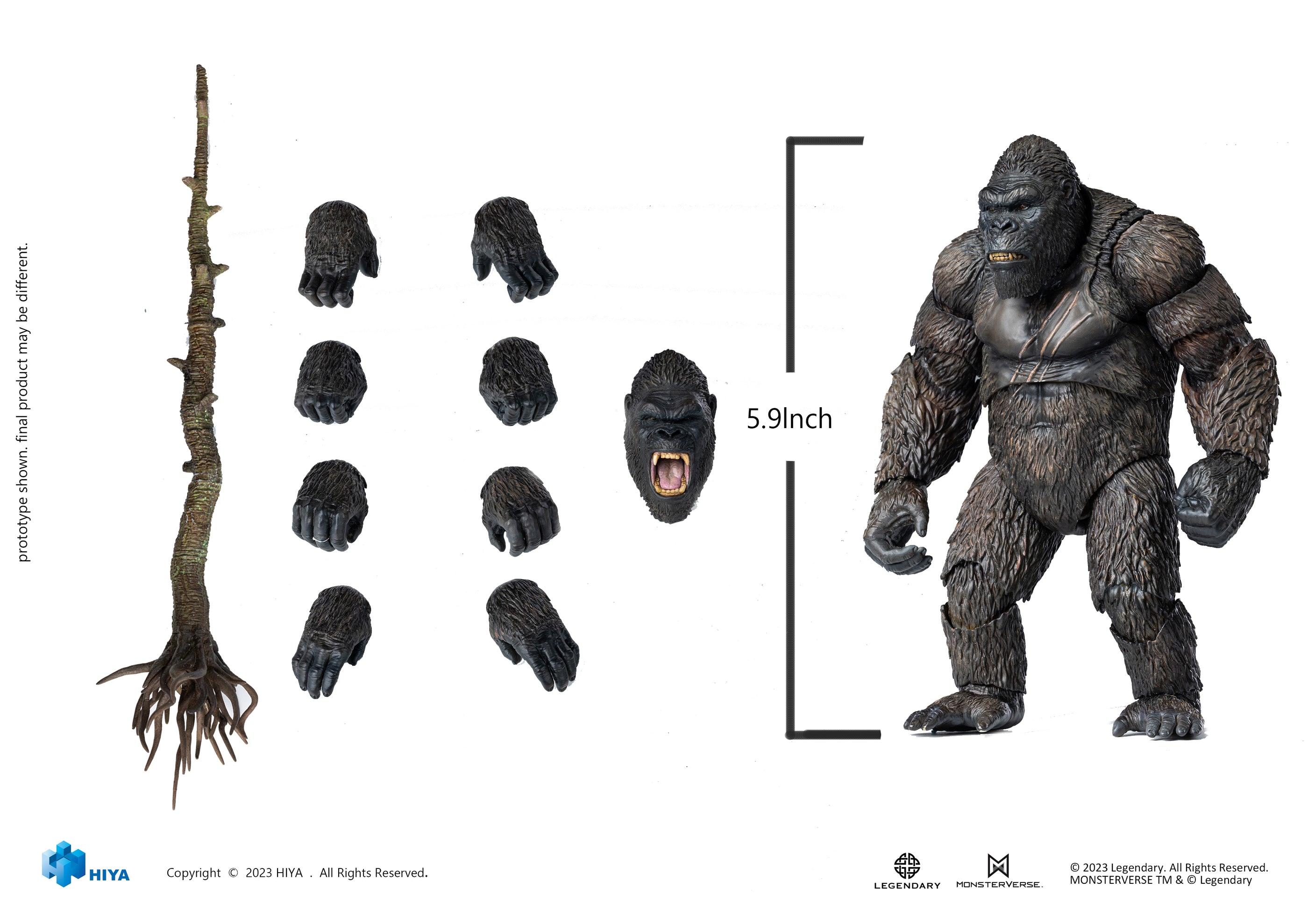 Kong: Skull Island - Kong Previews Exclusive Action Figure - Exquisite Basic Series