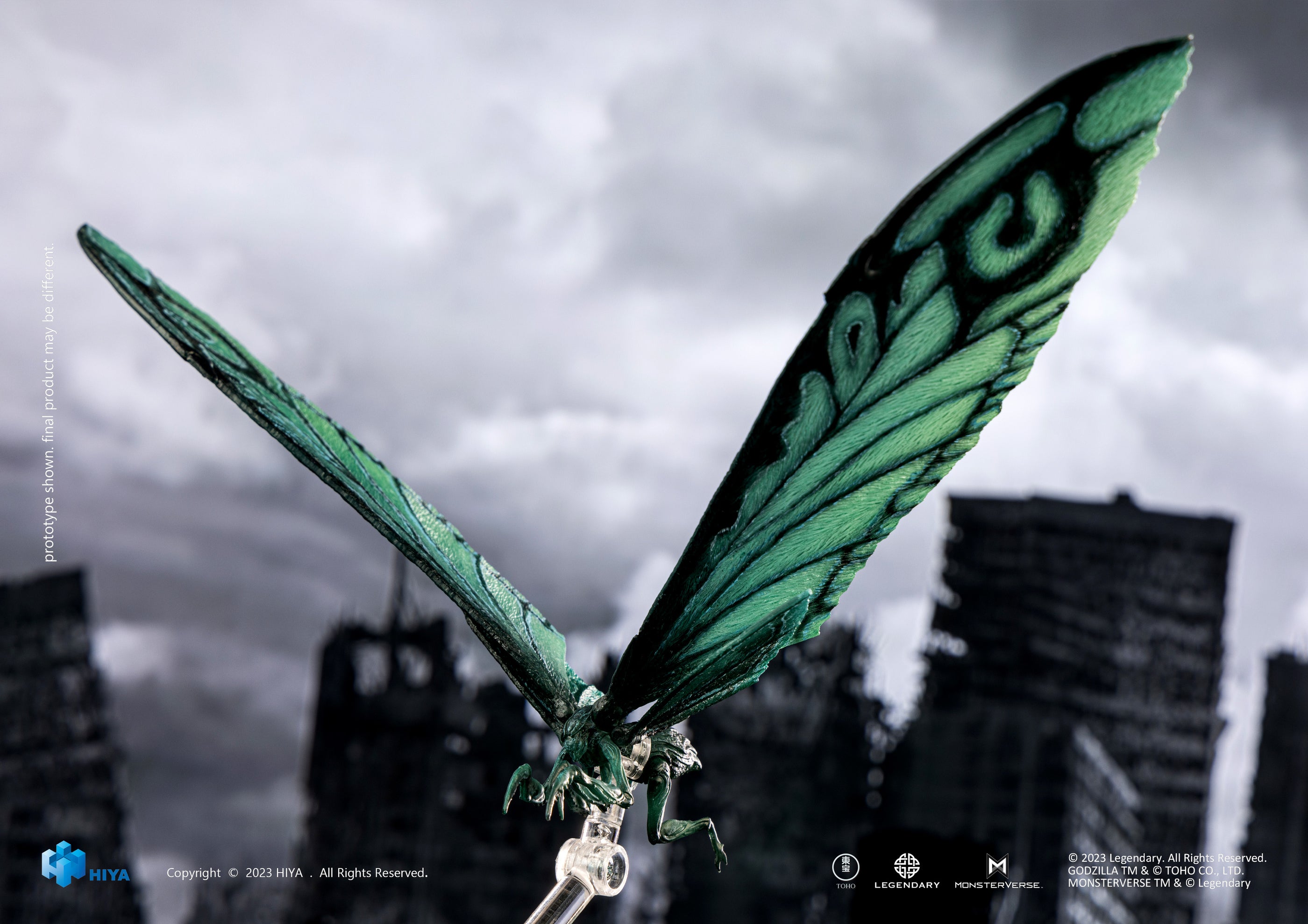 Godzilla: King of the Monsters - Mothra (Emerald Titan) PX Previews Exclusive Action Figure - Exquisite Basic Series