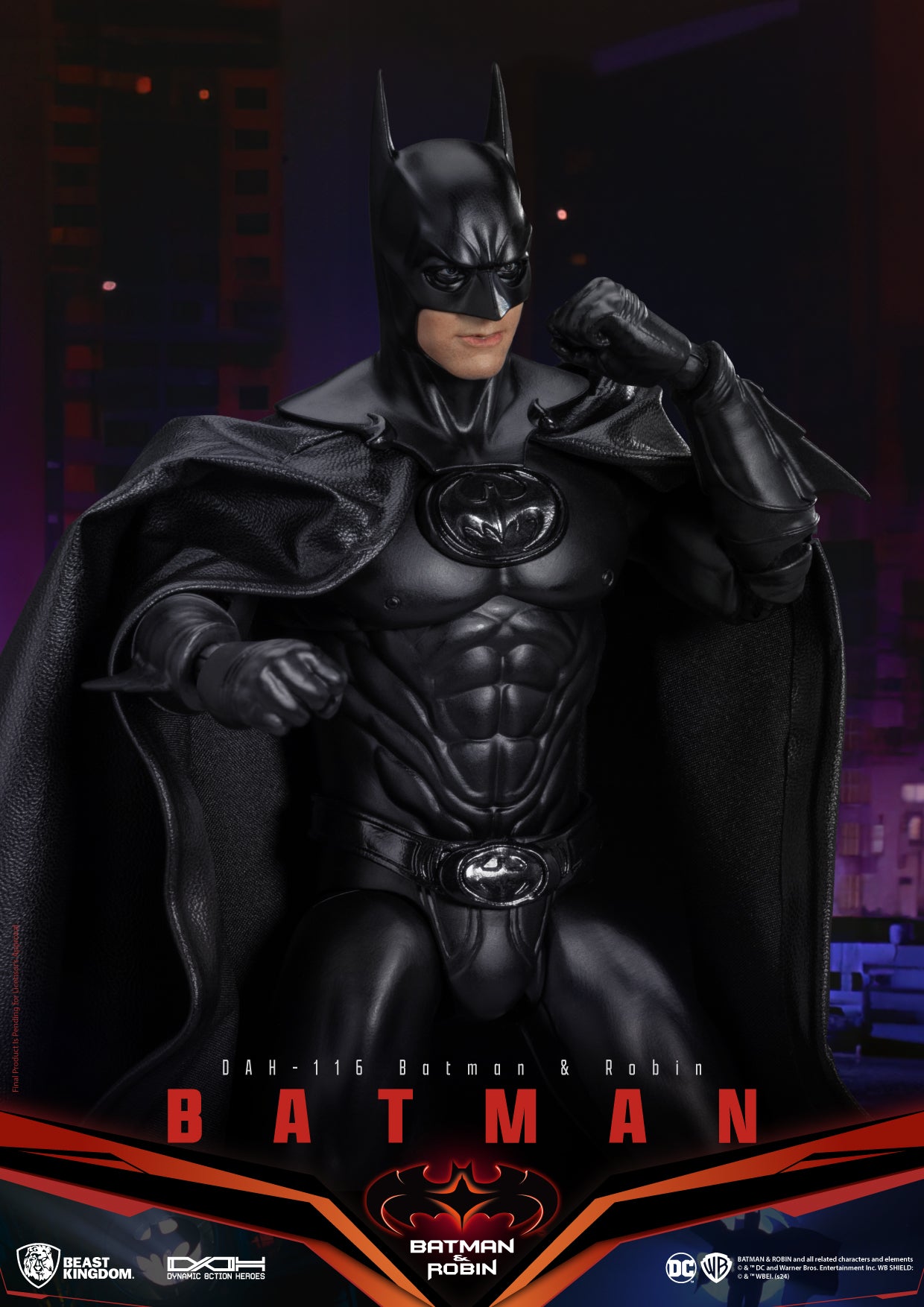 Batman & Robin 1997 Batman Action Figure Dynamic 8ction Hero - DAH-116