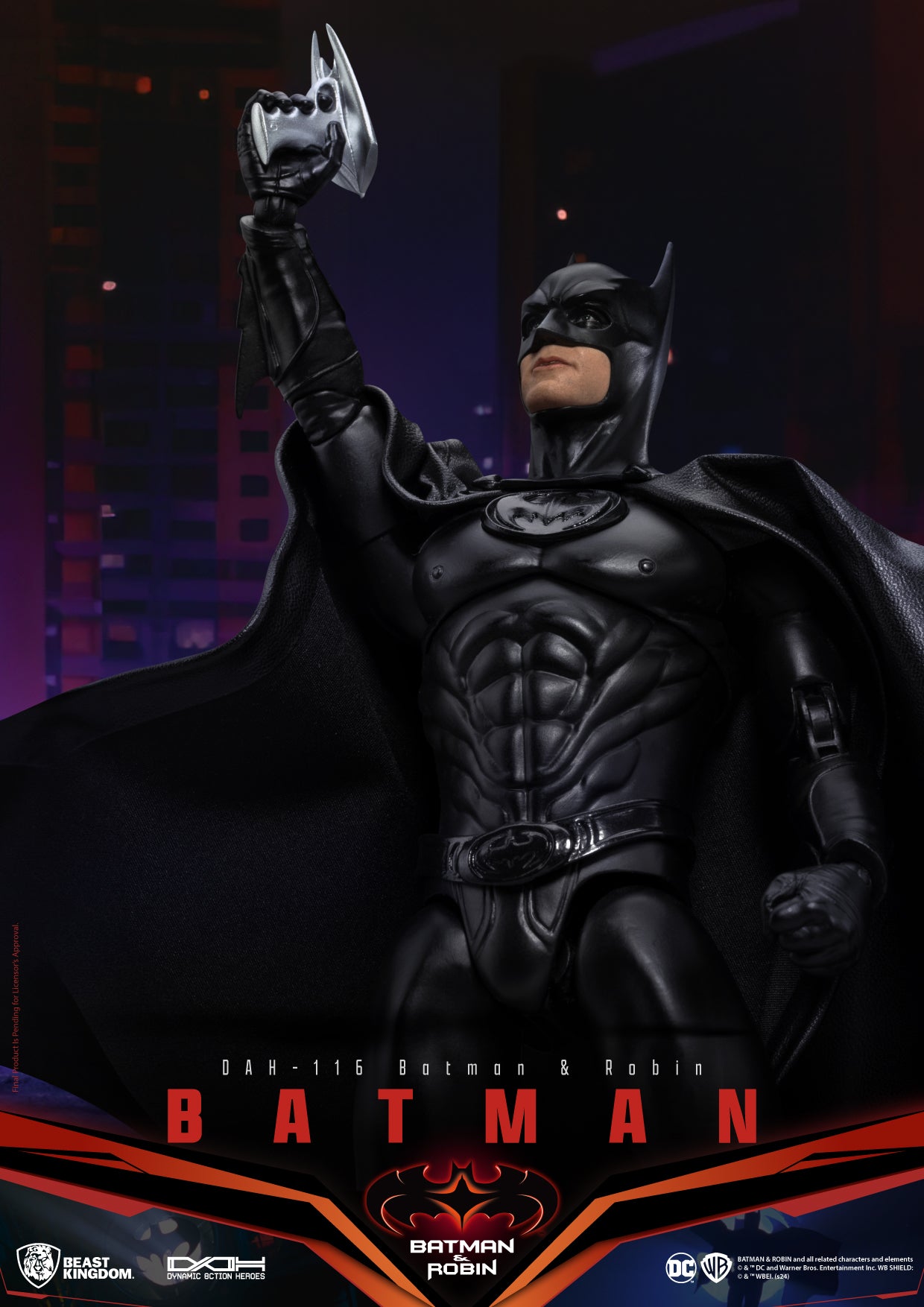 Batman & Robin 1997 Batman Action Figure Dynamic 8ction Hero - DAH-116