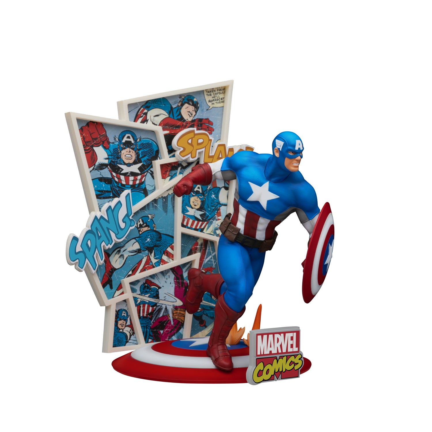 Marvel 60th Anniversary Captain America D-Stage 6-Inch Statue - DS-086 (Exclusive)