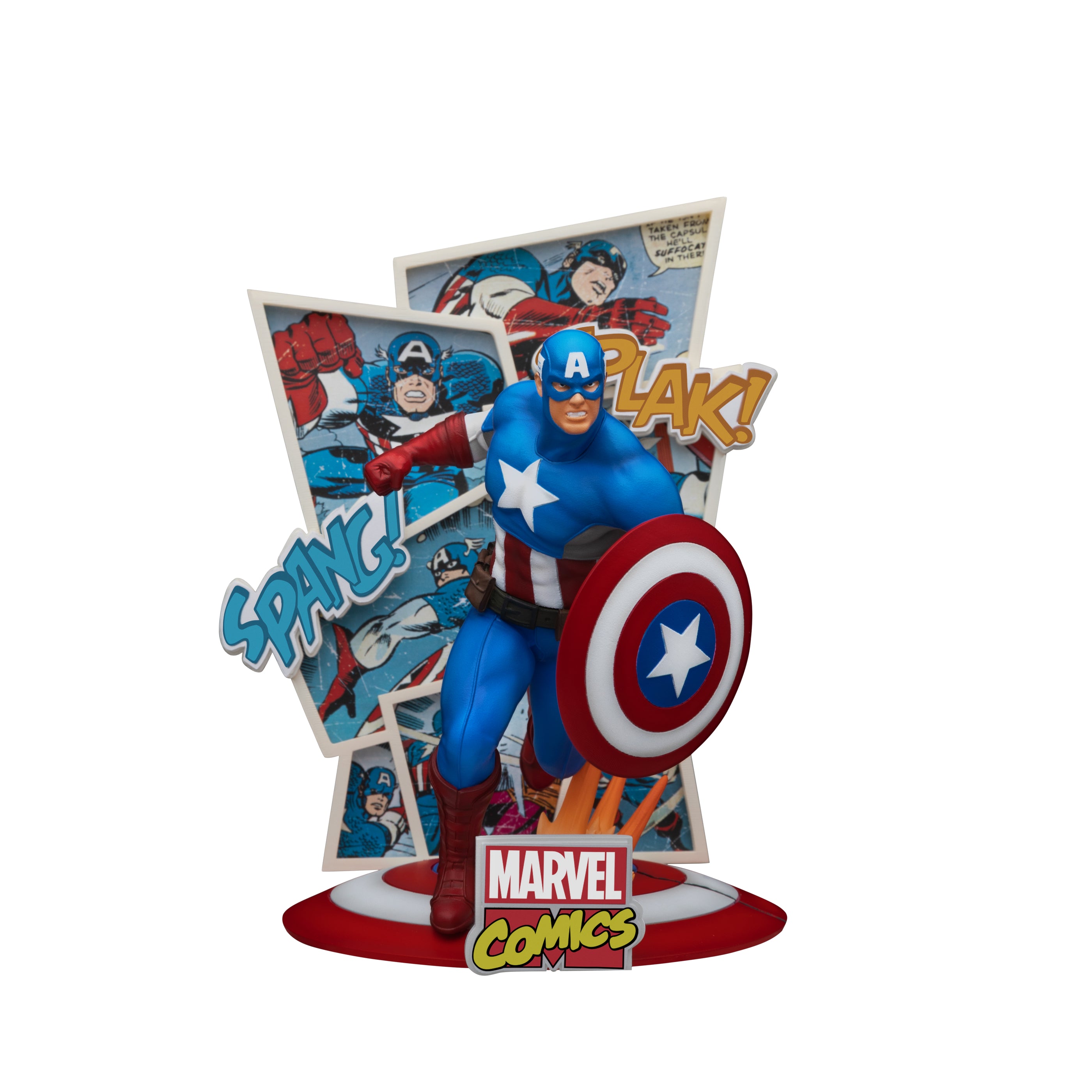 Marvel 60th Anniversary Captain America D-Stage 6-Inch Statue - DS-086 (Exclusive)