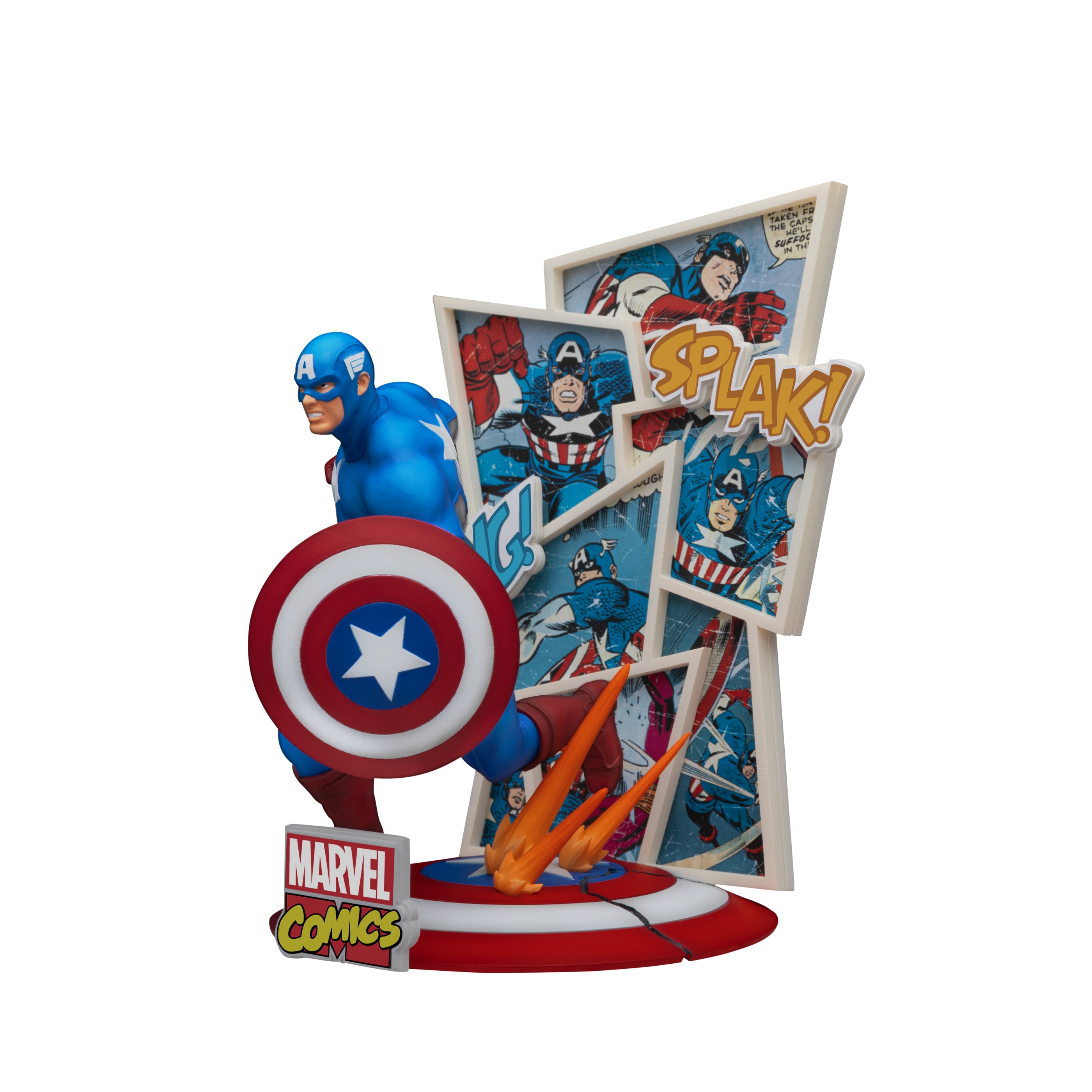 Marvel 60th Anniversary Captain America D-Stage 6-Inch Statue - DS-086 (Exclusive)