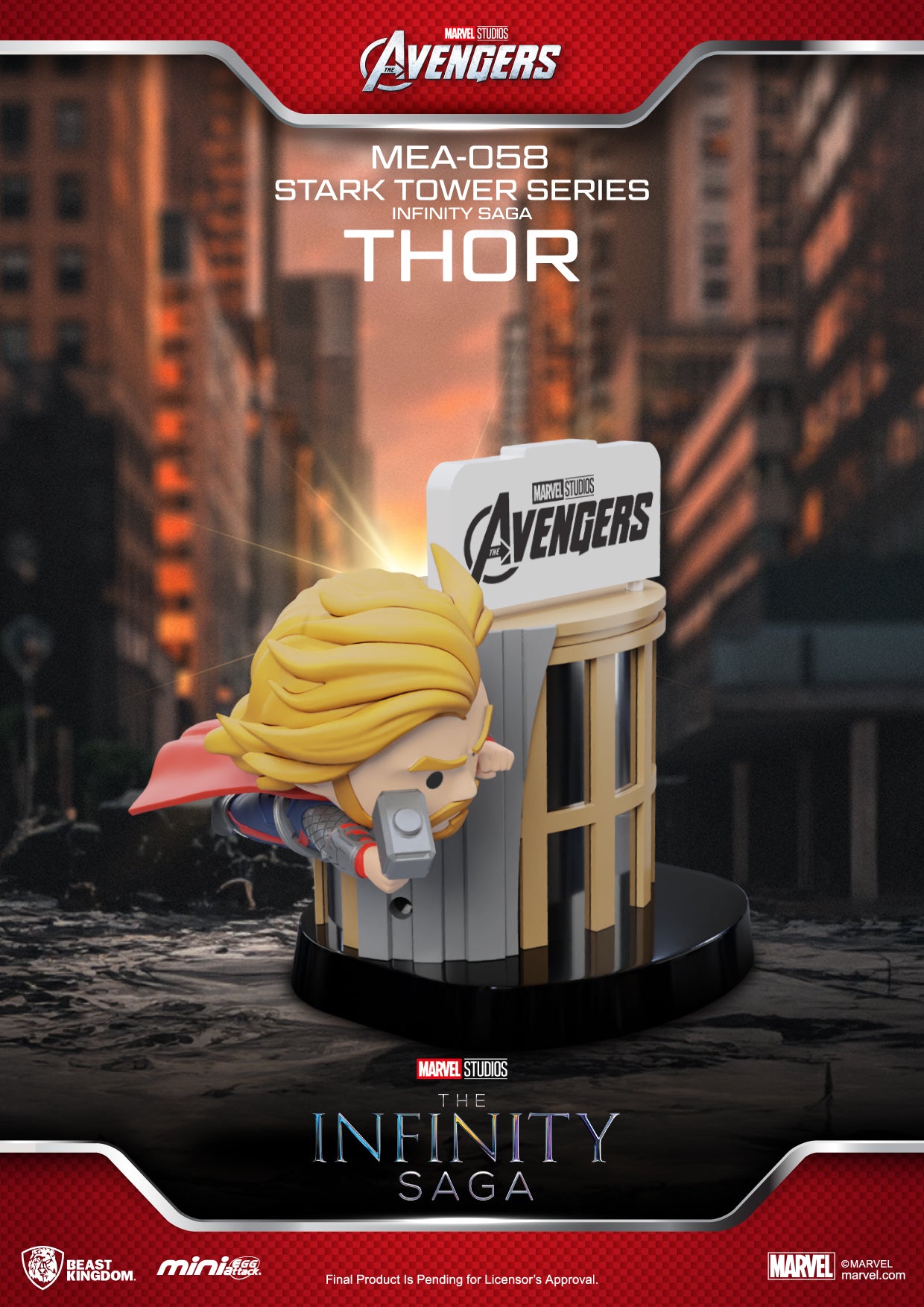 Infinity Saga Stark Tower Figure 6-Piece Box Set - MEA-058