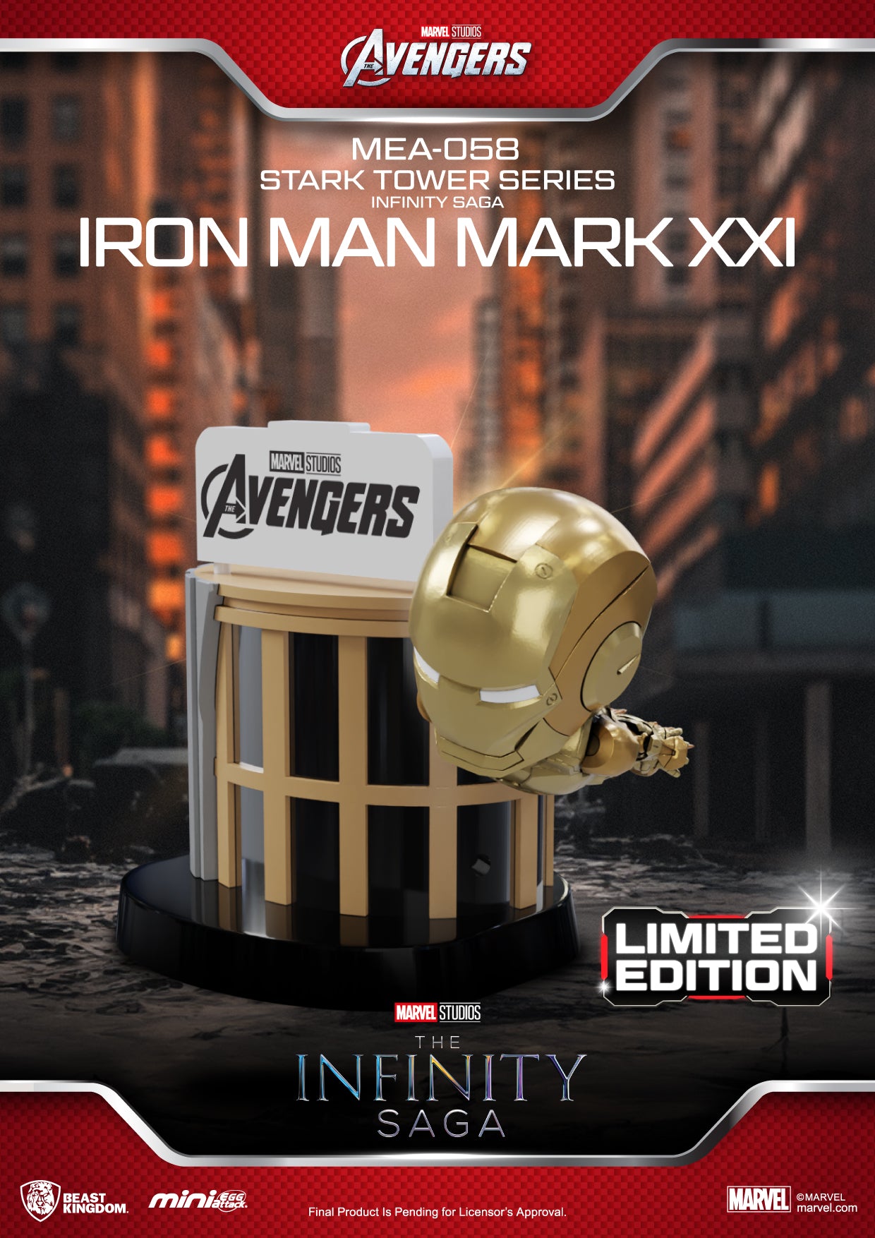 Infinity Saga Stark Tower Figure 6-Piece Box Set - MEA-058