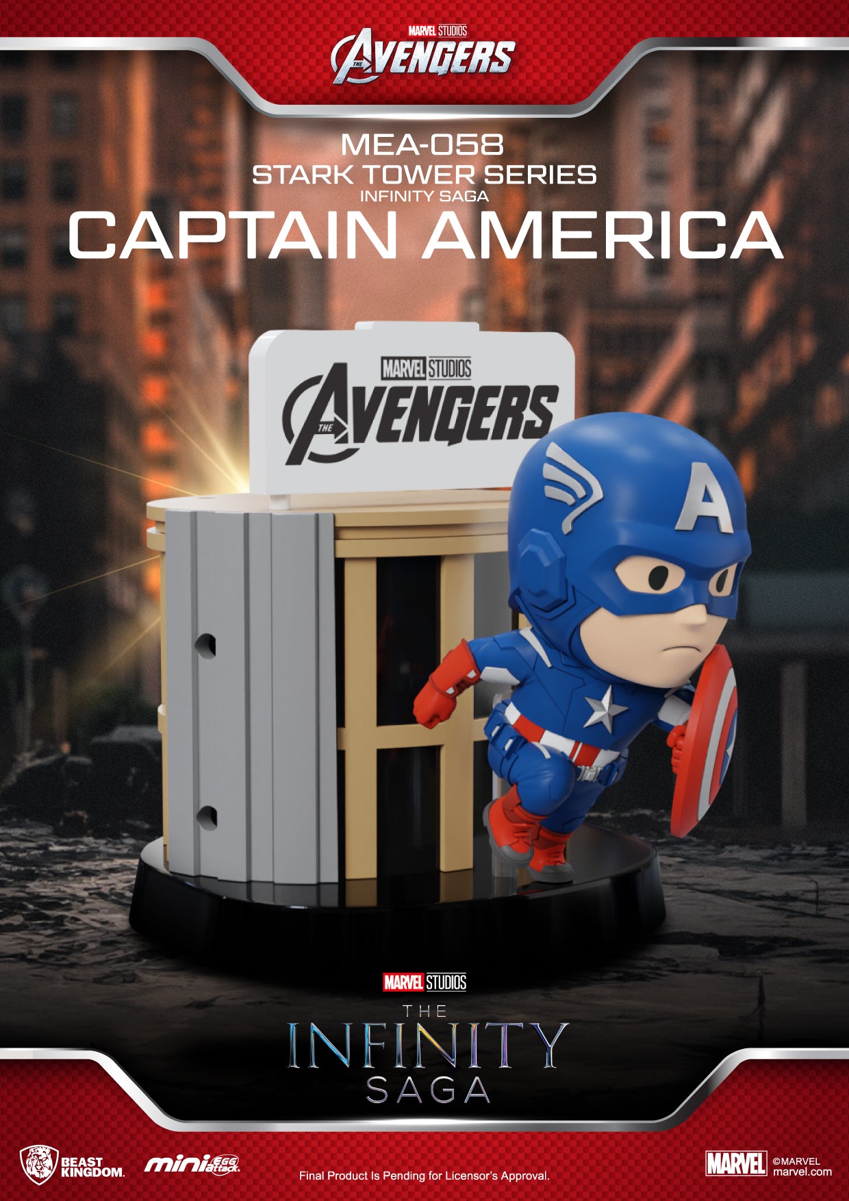 Infinity Saga Stark Tower Figure 6-Piece Box Set - MEA-058
