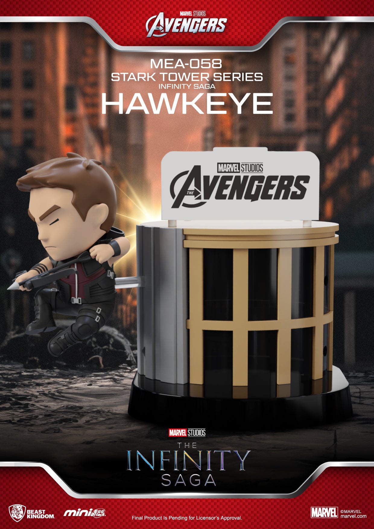 Infinity Saga Stark Tower Figure 6-Piece Box Set - MEA-058