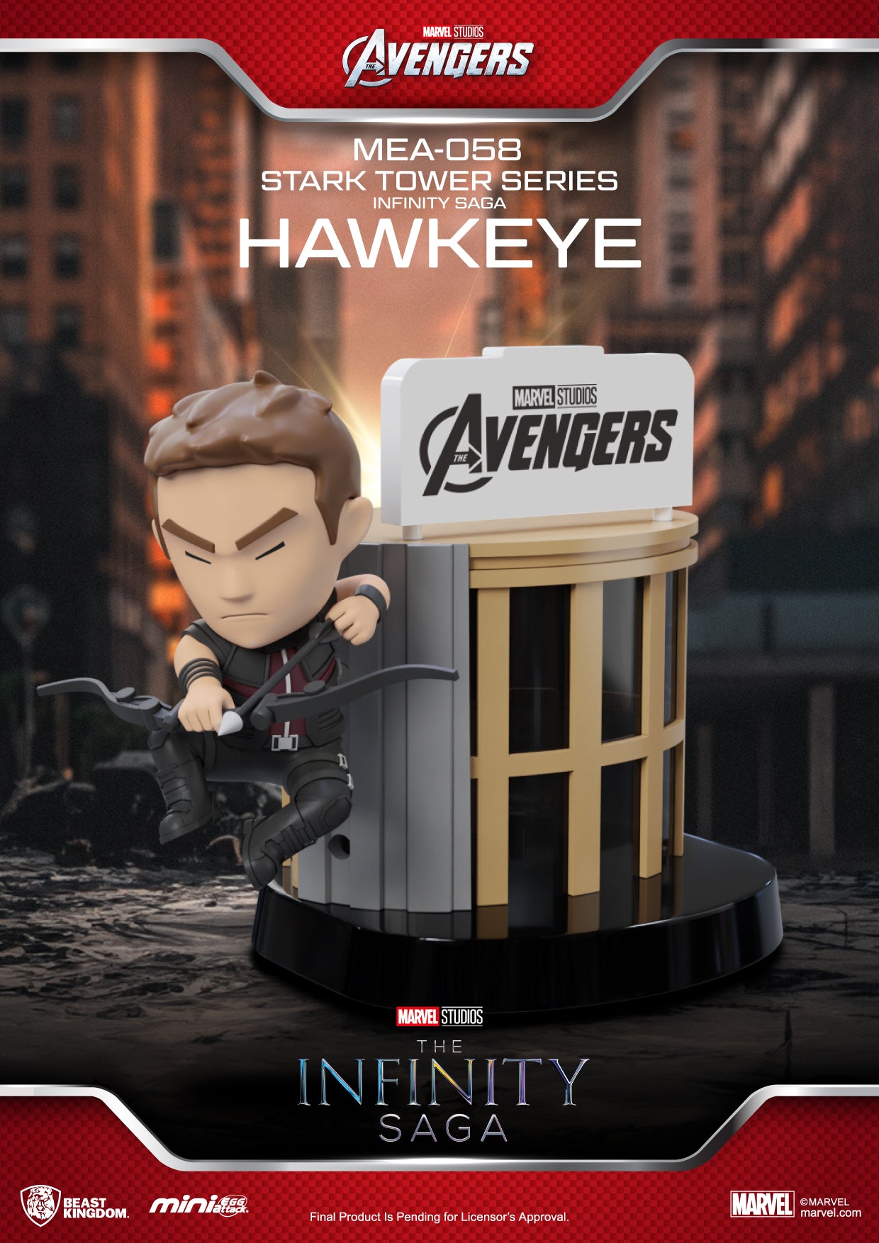Infinity Saga Stark Tower Figure 6-Piece Box Set - MEA-058