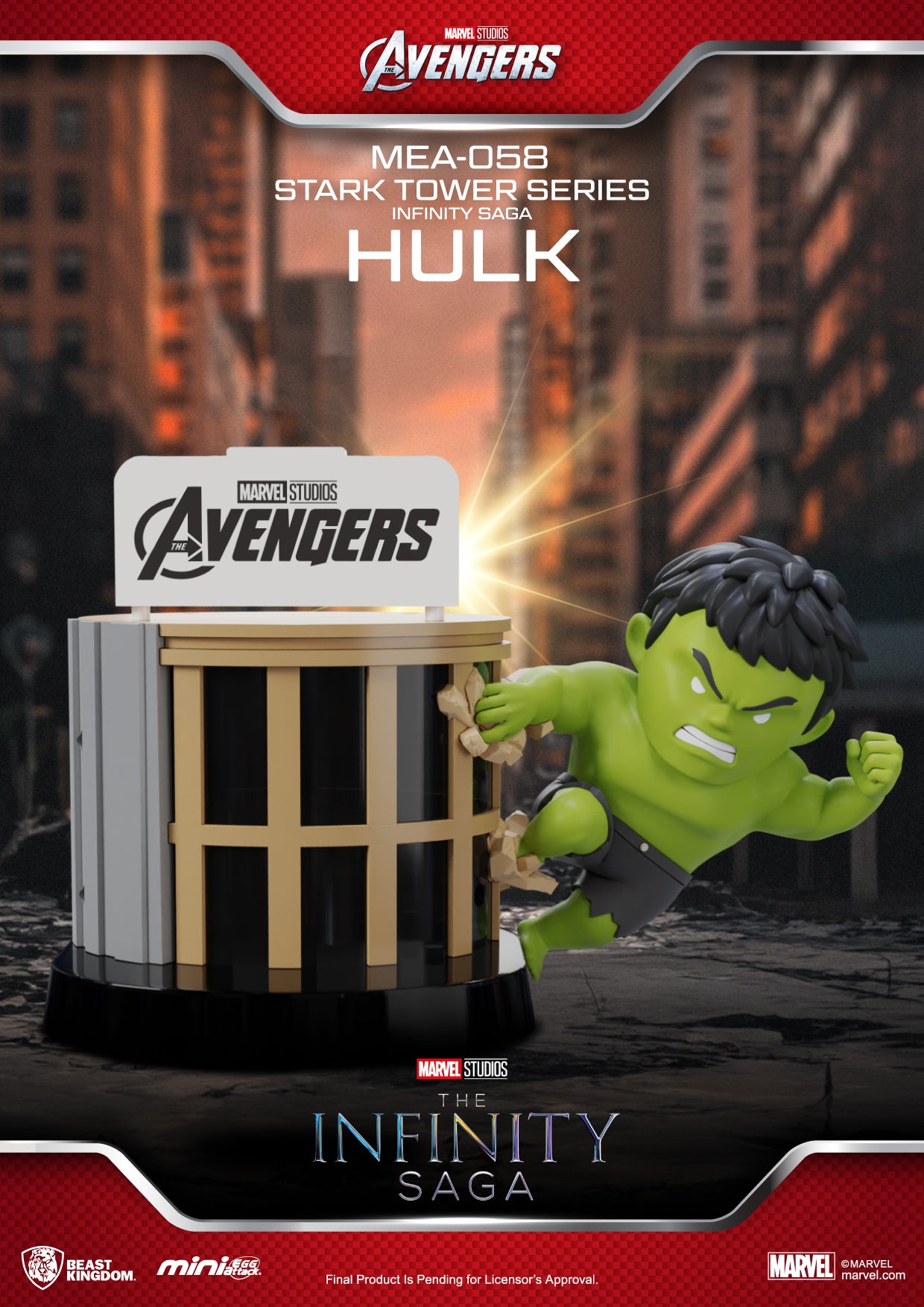 Infinity Saga Stark Tower Figure 6-Piece Box Set - MEA-058