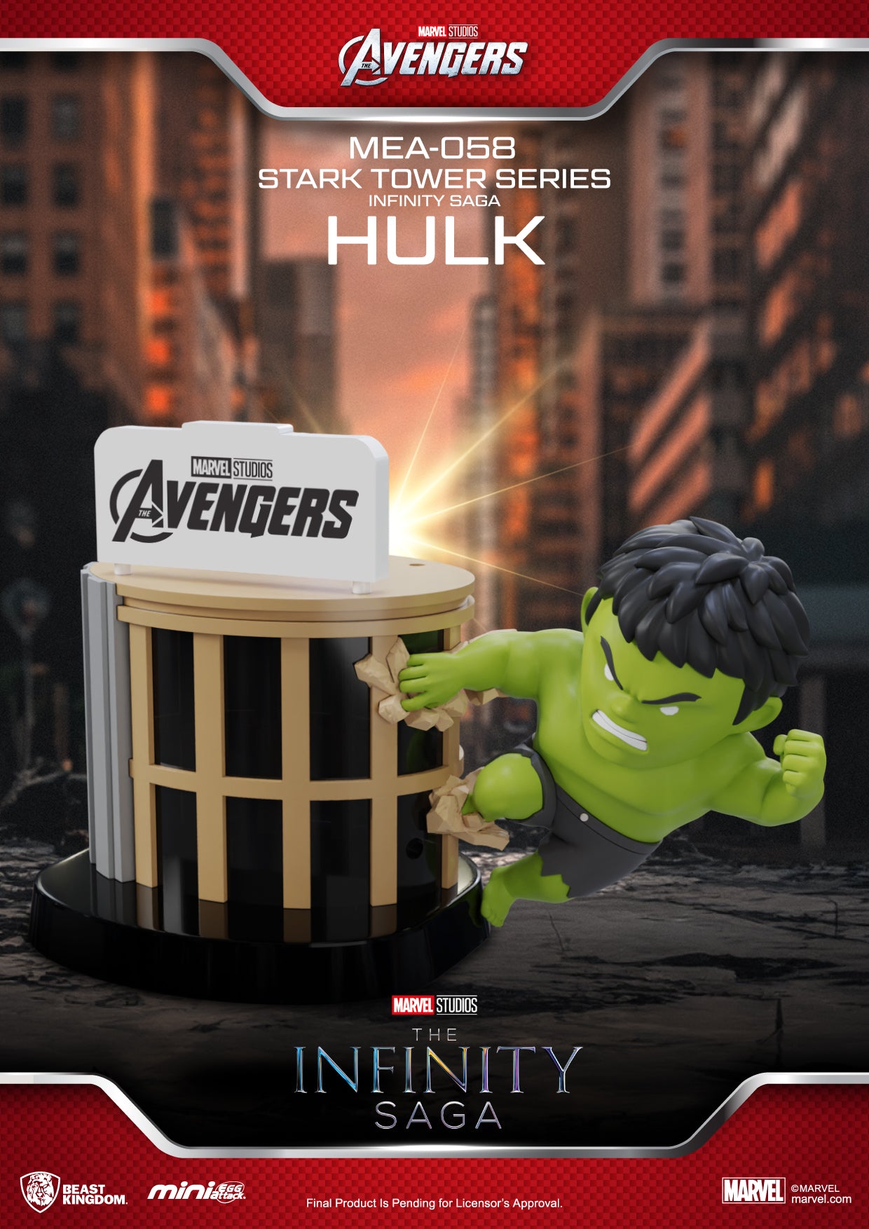 Infinity Saga Stark Tower Figure 6-Piece Box Set - MEA-058