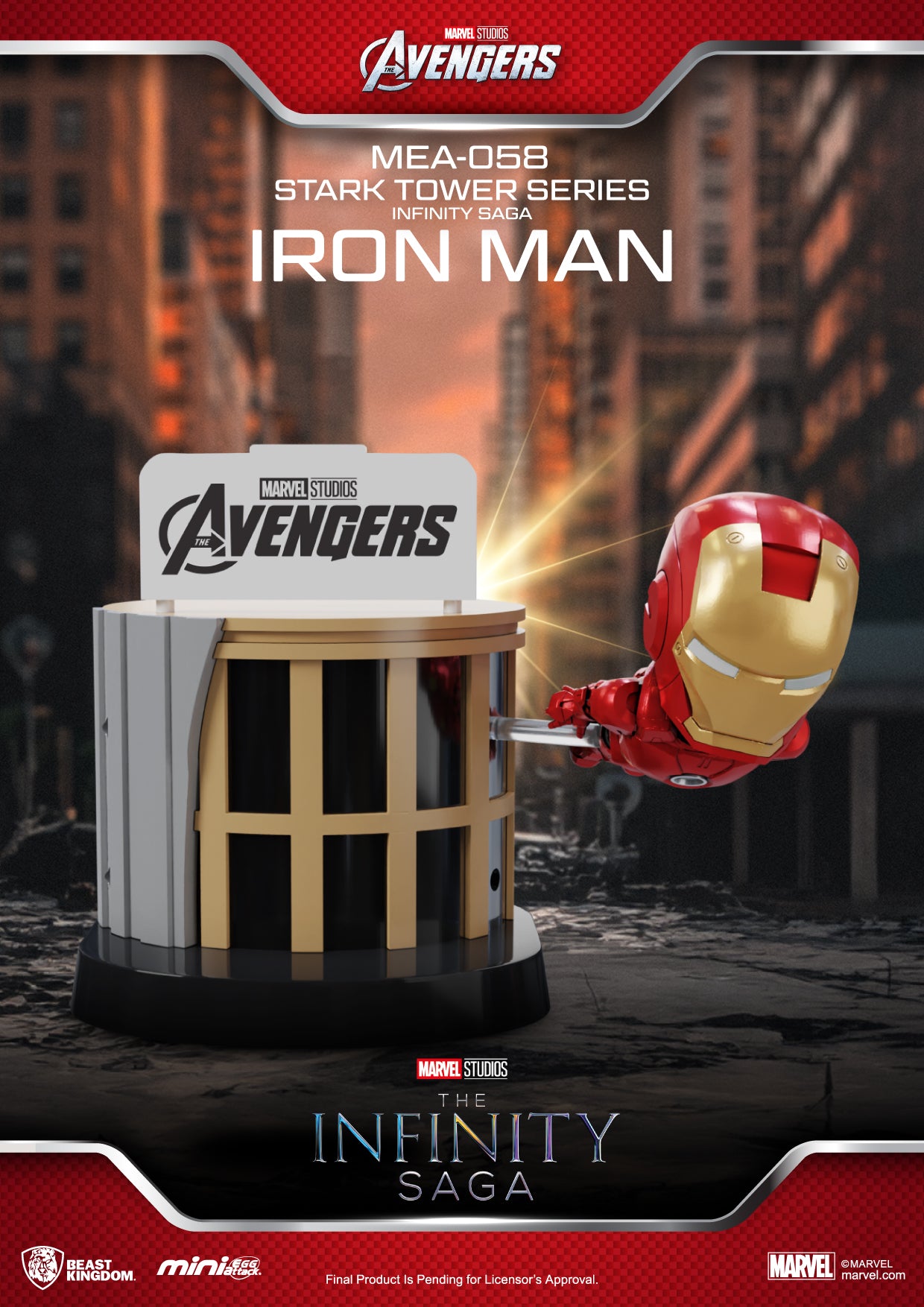 Infinity Saga Stark Tower Figure 6-Piece Box Set - MEA-058