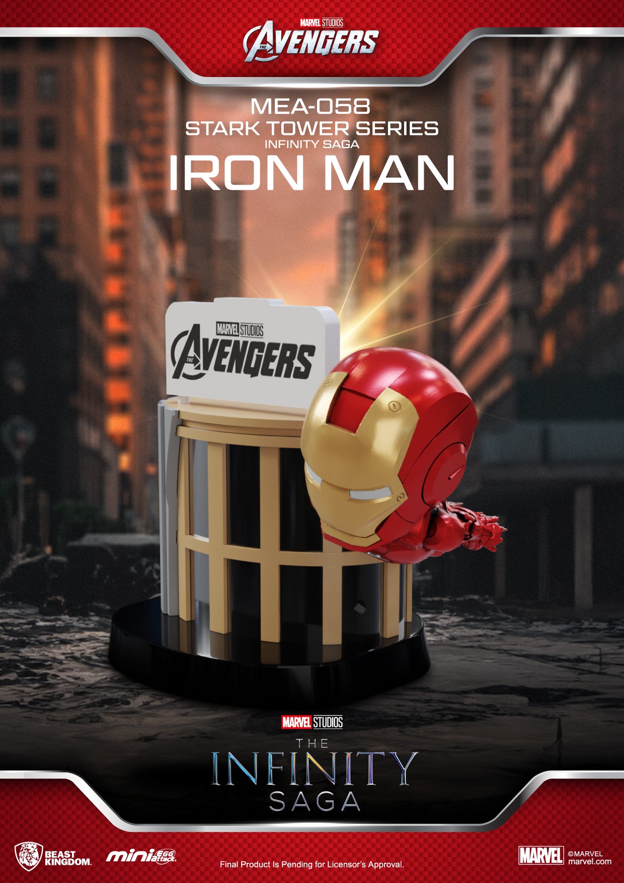 Infinity Saga Stark Tower Figure 6-Piece Box Set - MEA-058