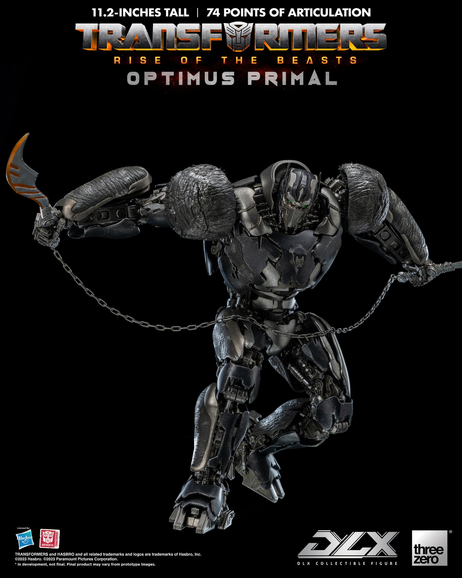 Transformers Rise Of The Beasts Dlx Optimus Primal Action Figure