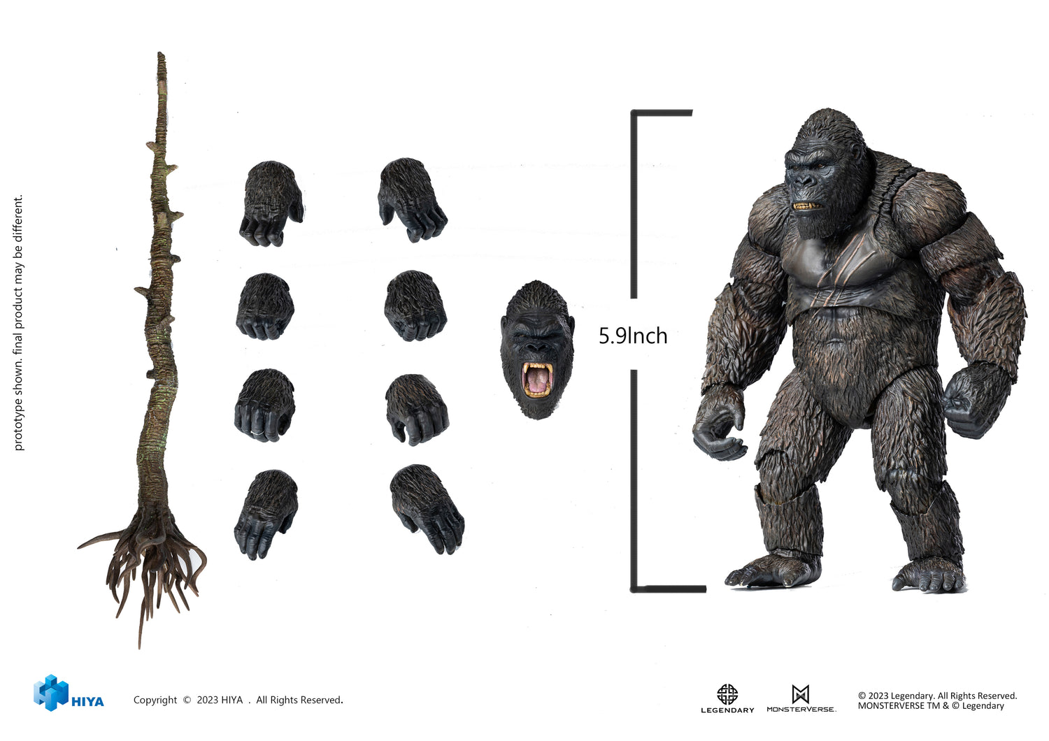 Kong: Skull Island - Kong Previews Exclusive Action Figure - Exquisite Basic Series