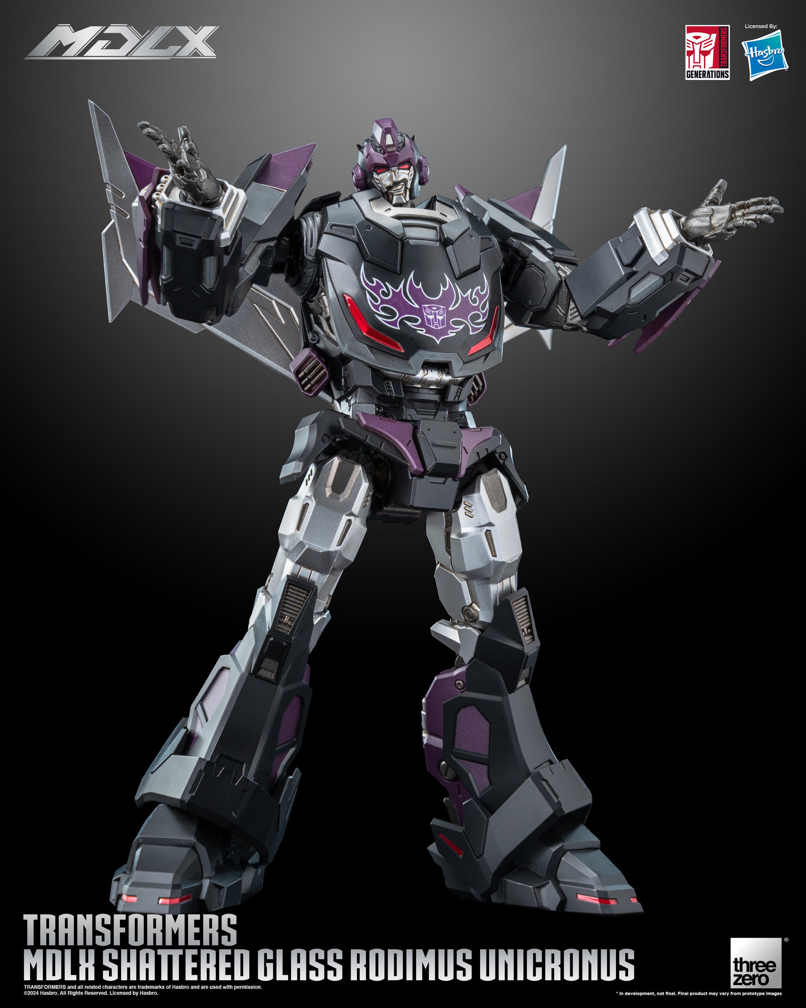 Transformers MDLX Shattered Glass Rodimus Unicronus Action Figure