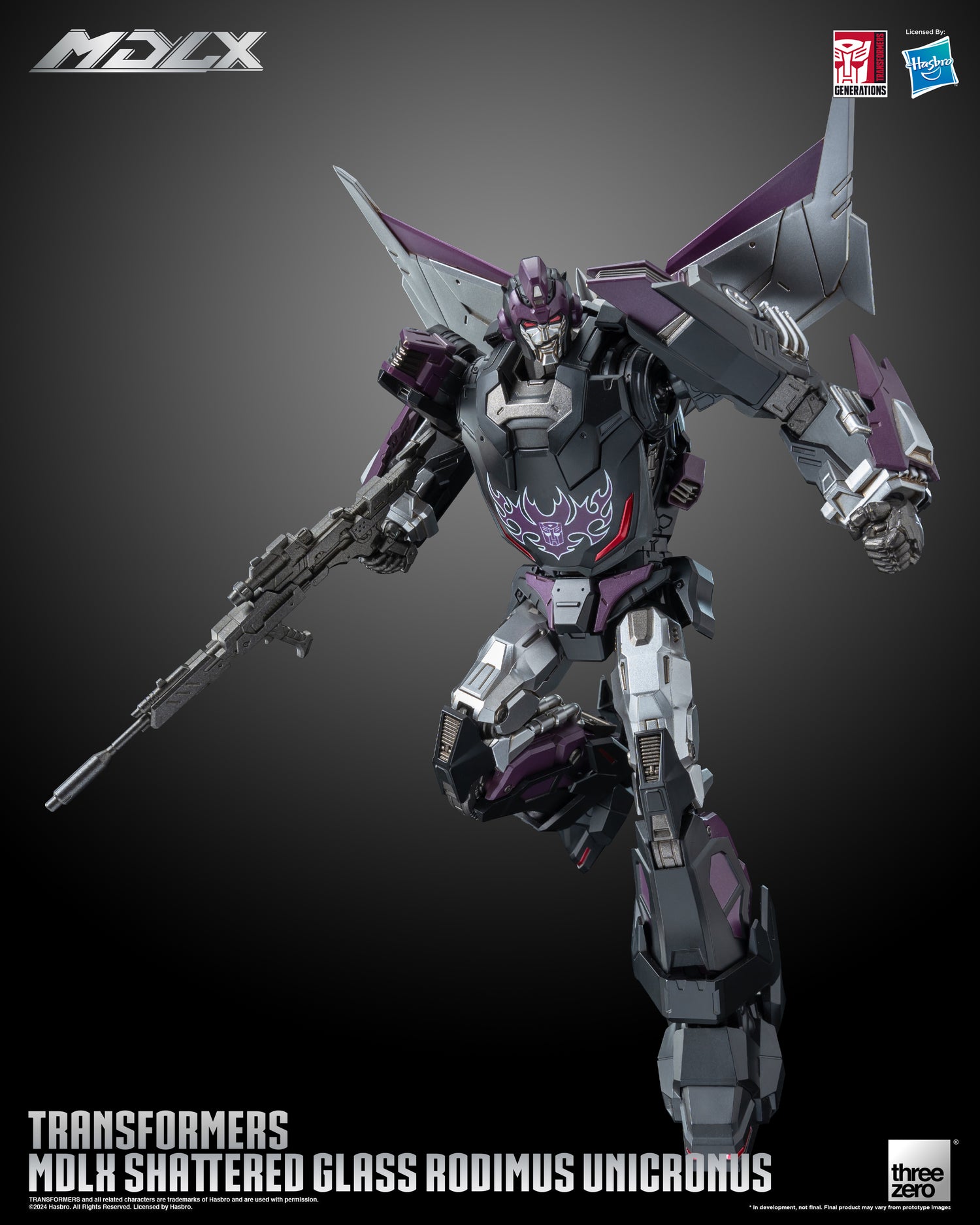 Transformers MDLX Shattered Glass Rodimus Unicronus Action Figure