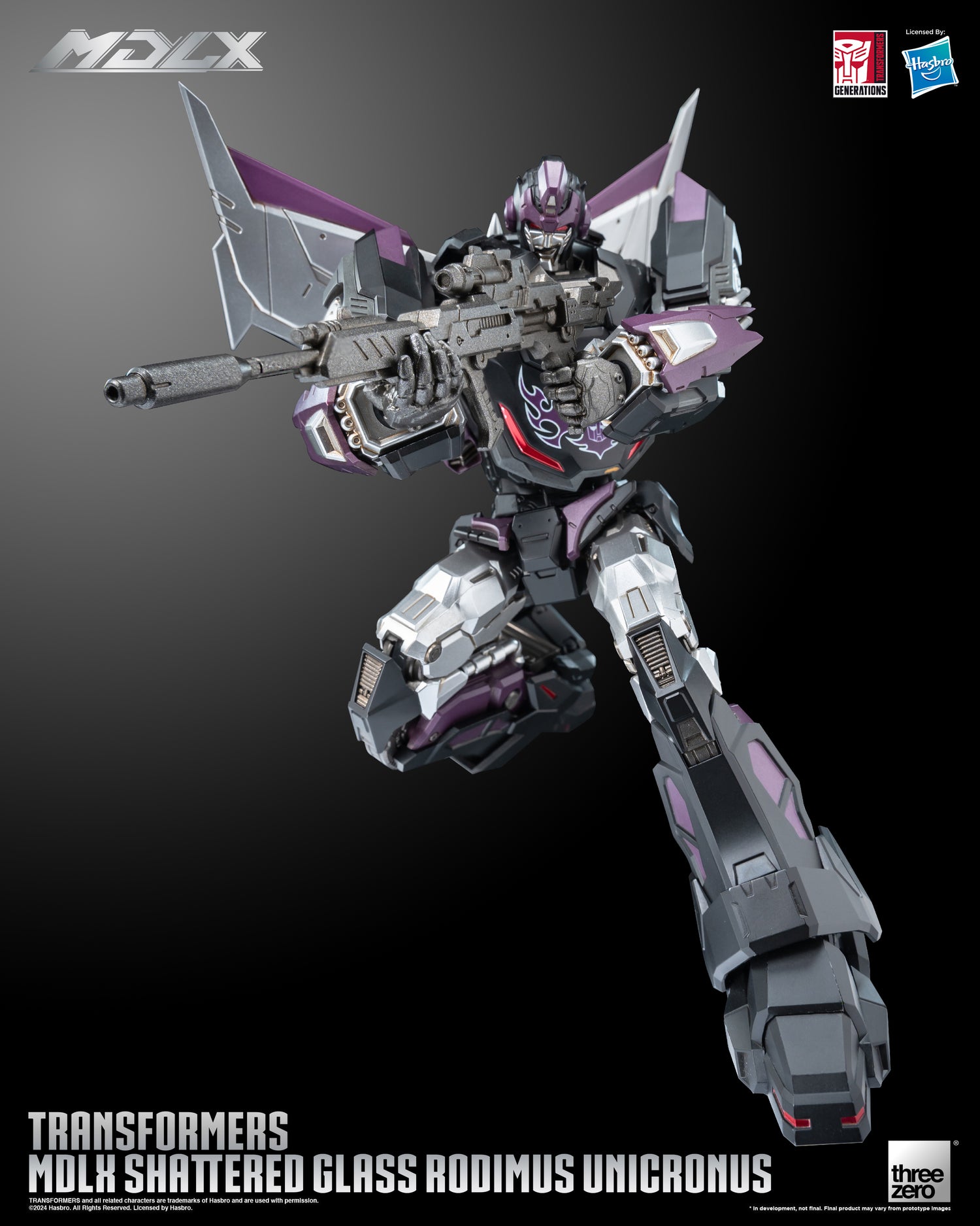Transformers MDLX Shattered Glass Rodimus Unicronus Action Figure