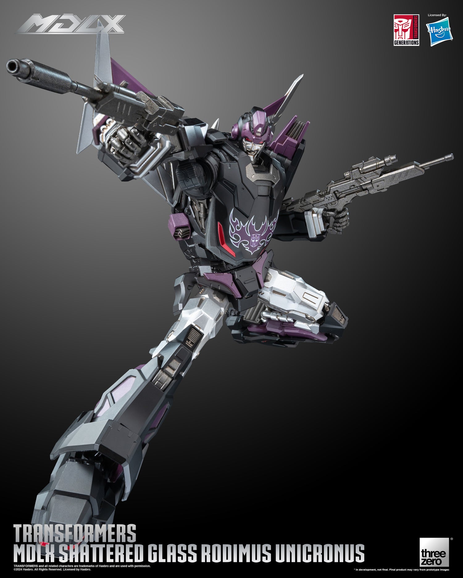 Transformers MDLX Shattered Glass Rodimus Unicronus Action Figure