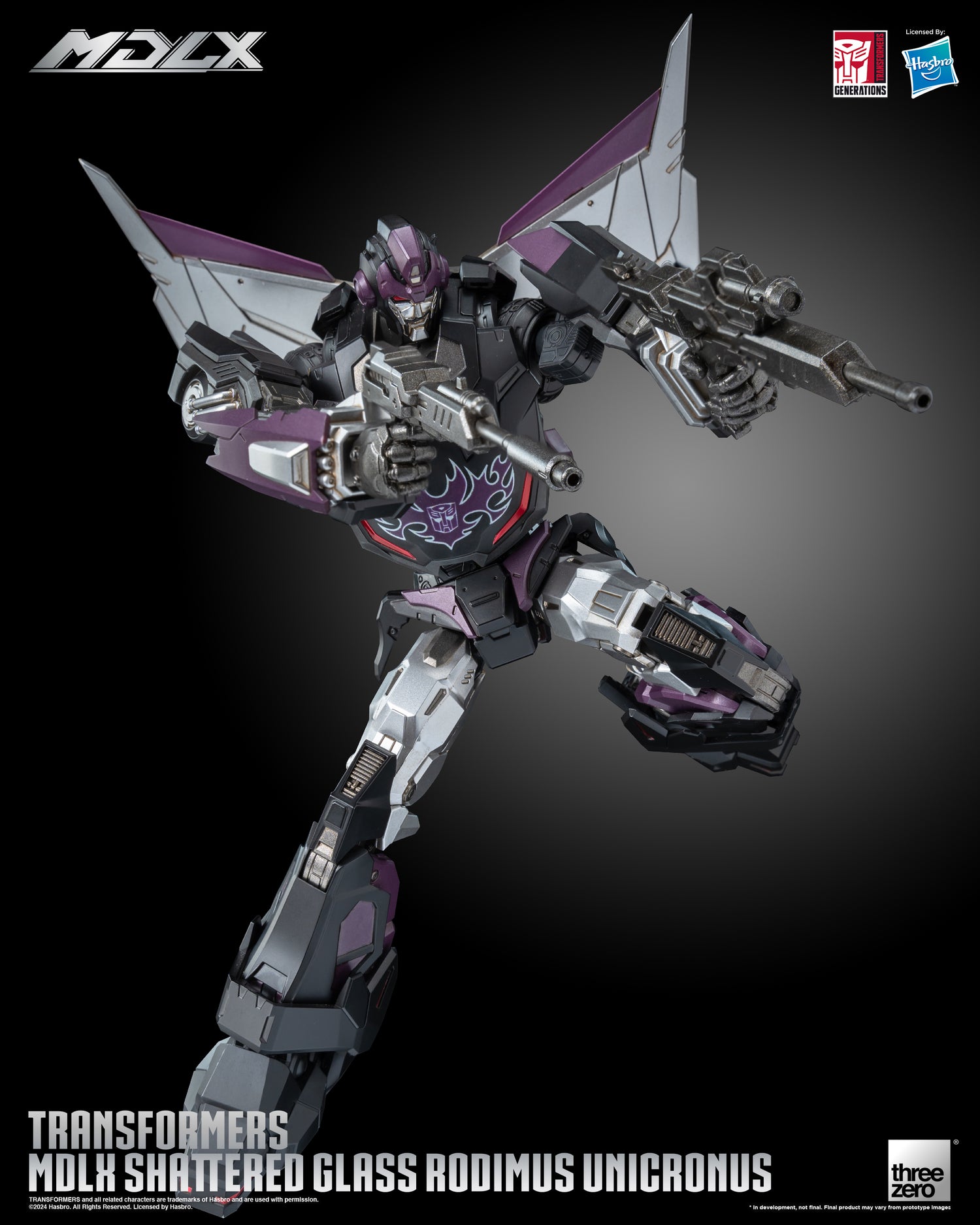 Transformers MDLX Shattered Glass Rodimus Unicronus Action Figure