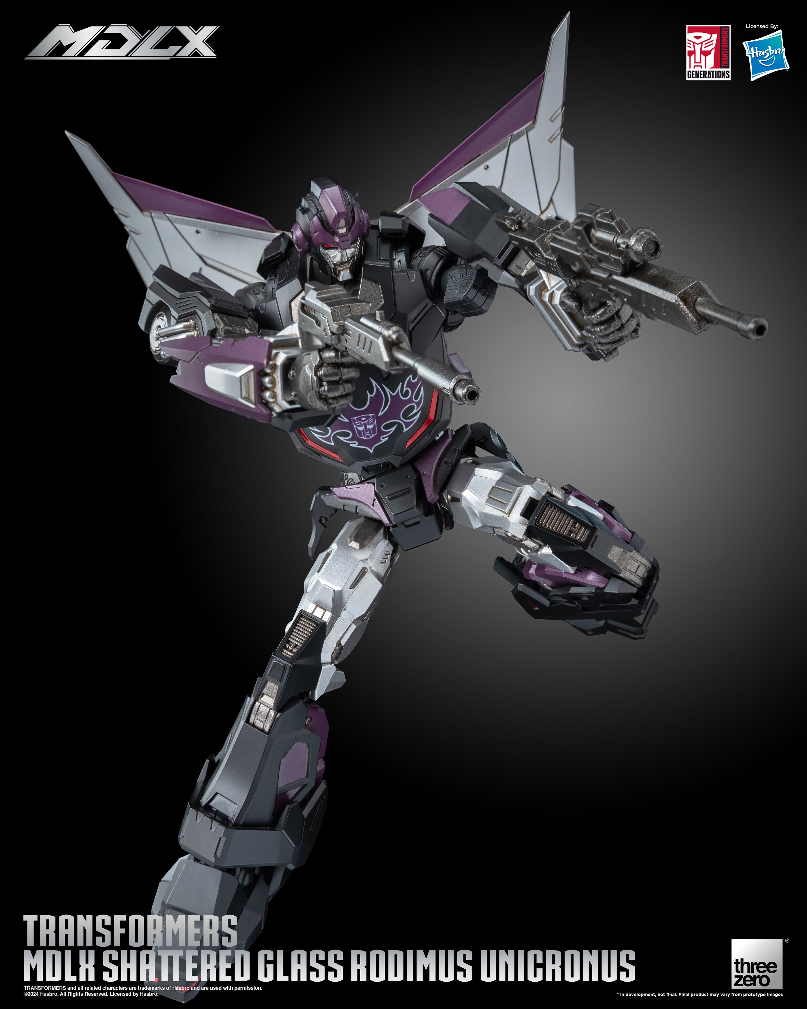Transformers MDLX Shattered Glass Rodimus Unicronus Action Figure