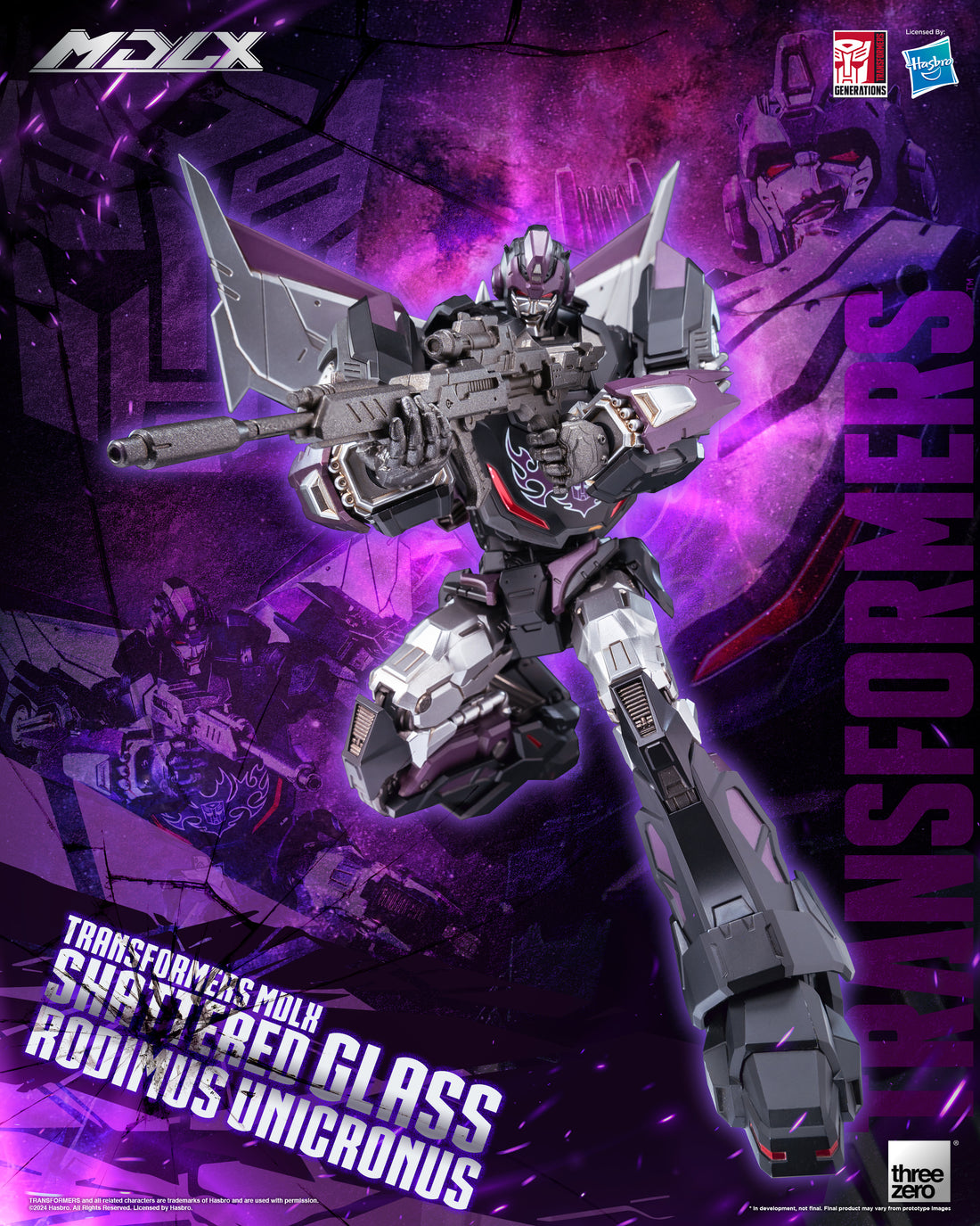 Transformers MDLX Shattered Glass Rodimus Unicronus Action Figure