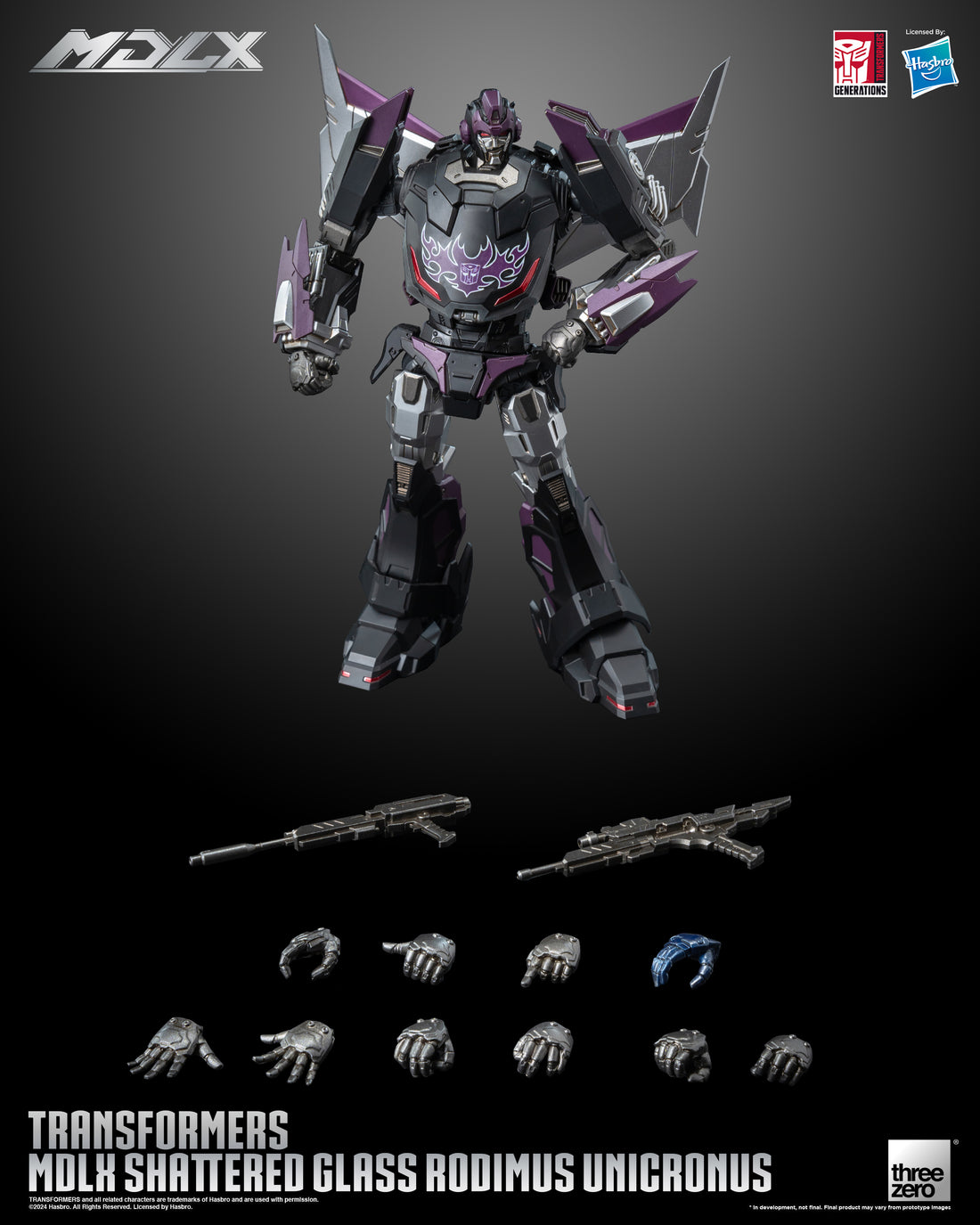 Transformers MDLX Shattered Glass Rodimus Unicronus Action Figure