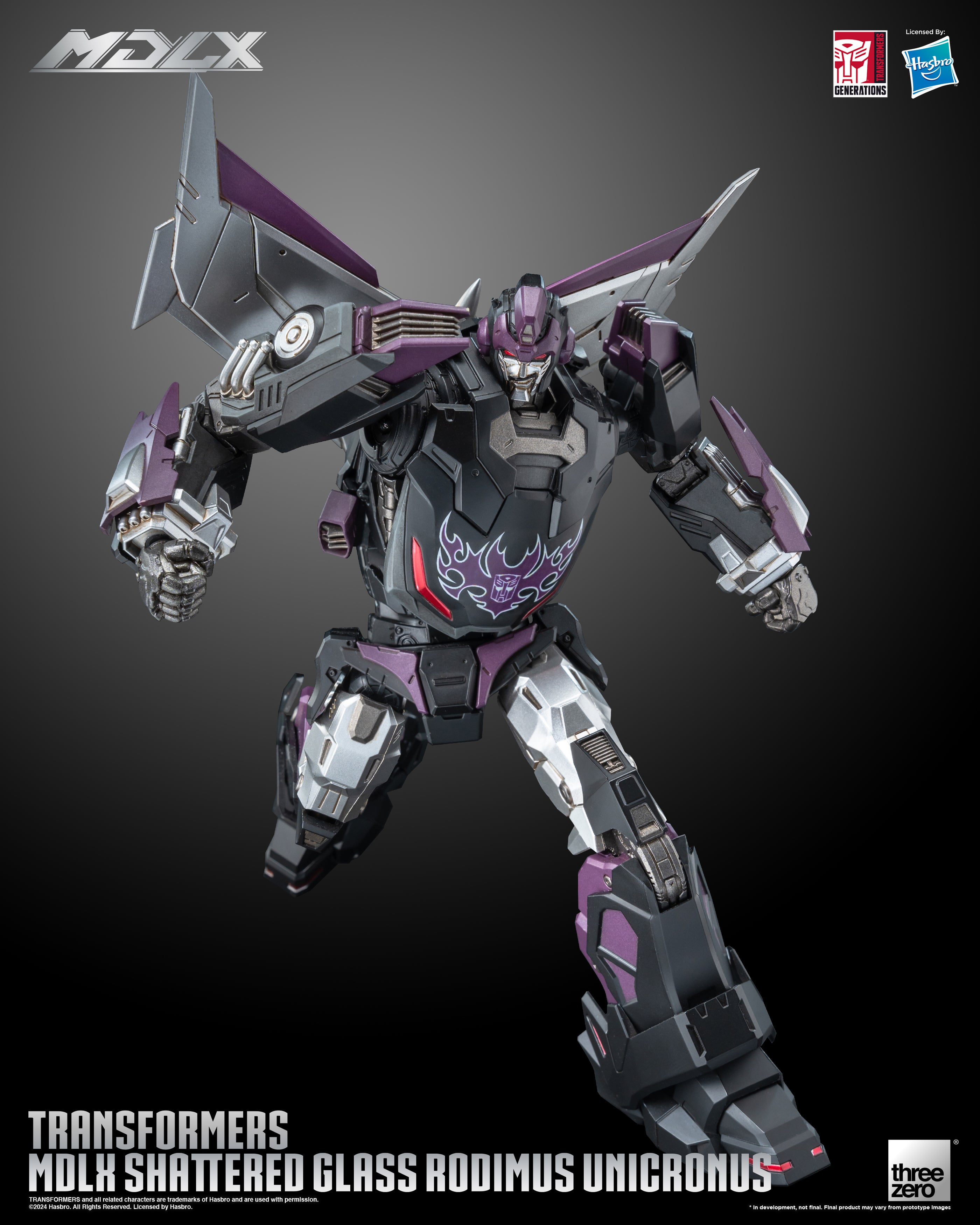 Transformers MDLX Shattered Glass Rodimus Unicronus Action Figure