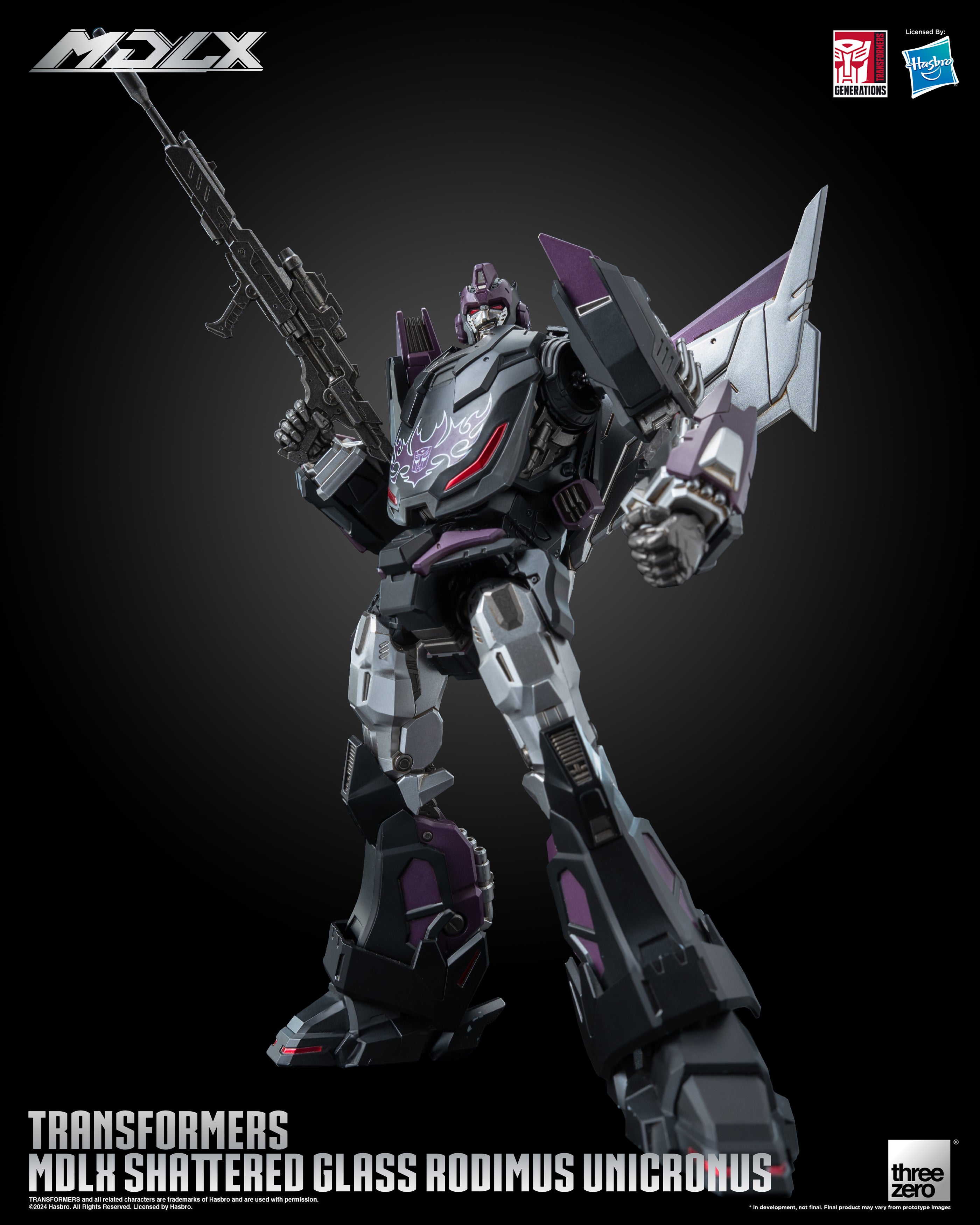 Transformers MDLX Shattered Glass Rodimus Unicronus Action Figure