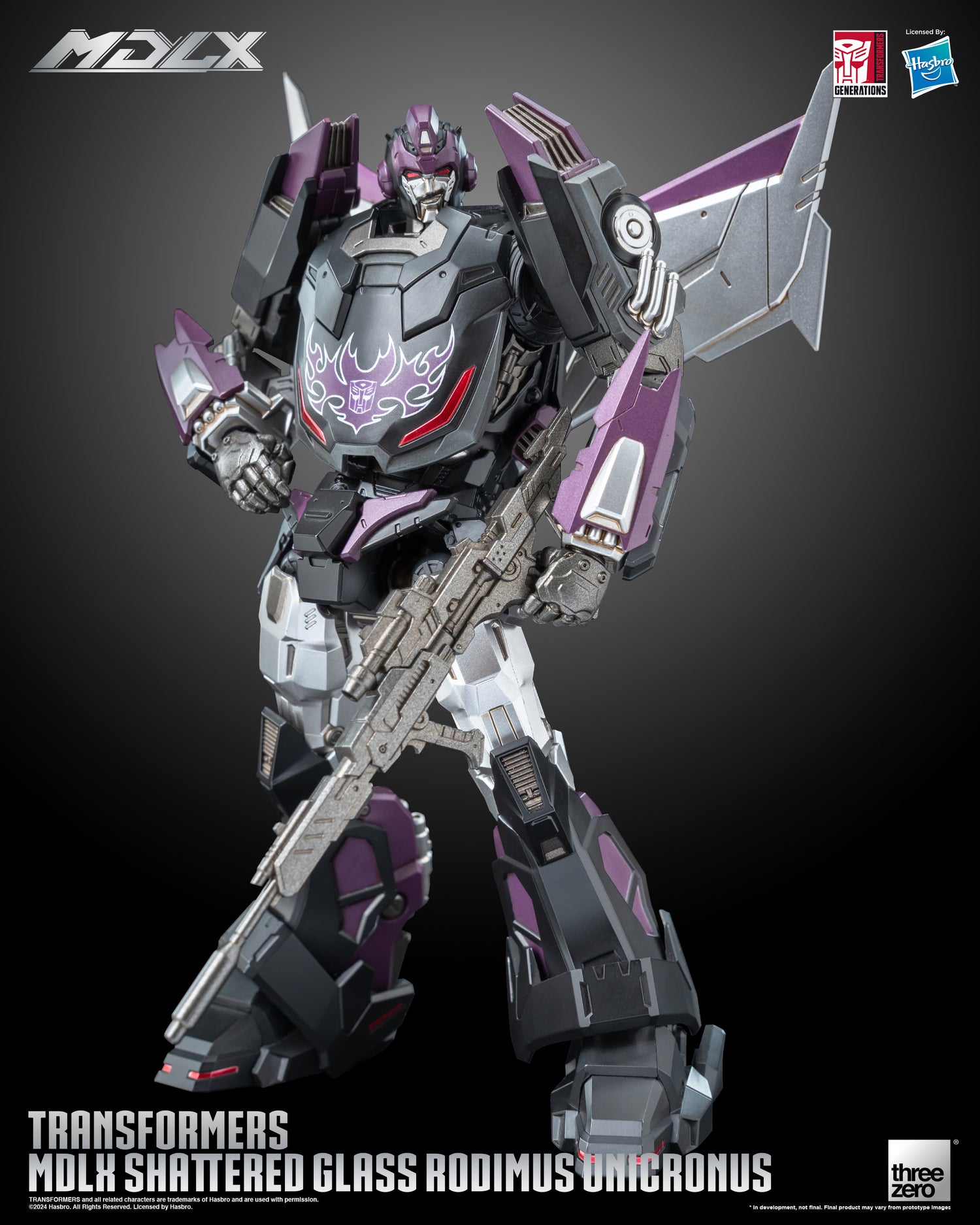 Transformers MDLX Shattered Glass Rodimus Unicronus Action Figure