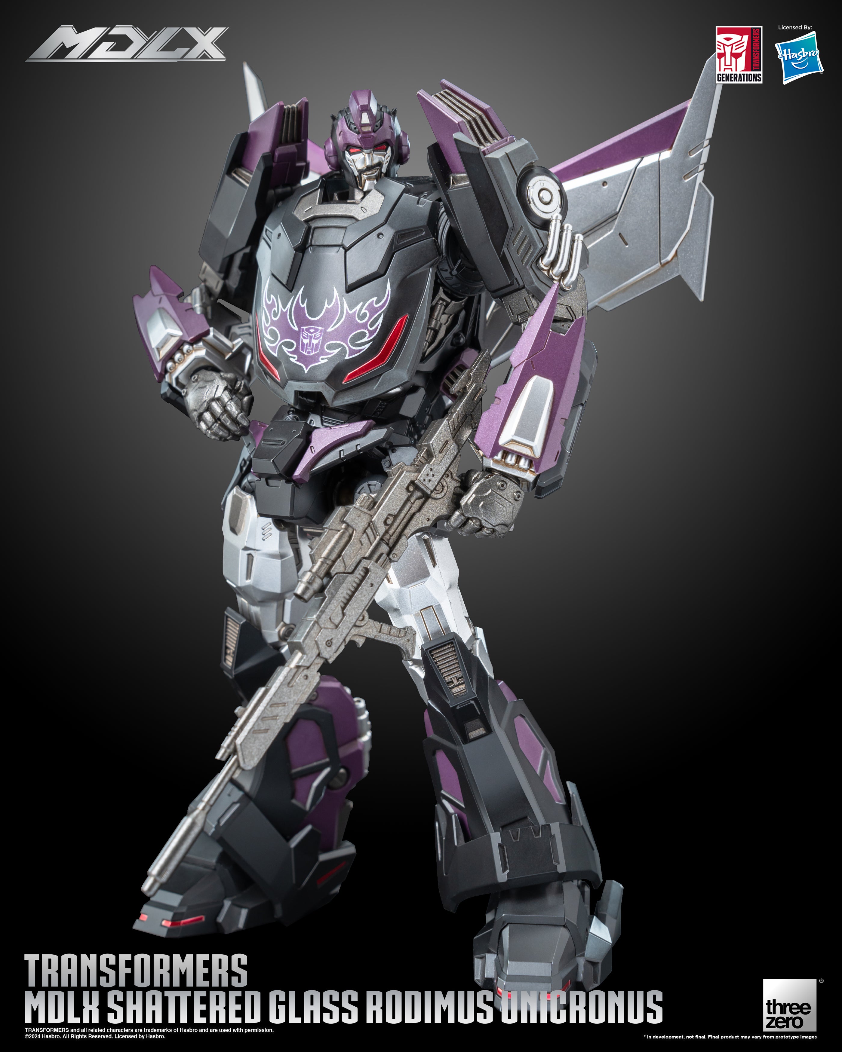 Transformers MDLX Shattered Glass Rodimus Unicronus Action Figure