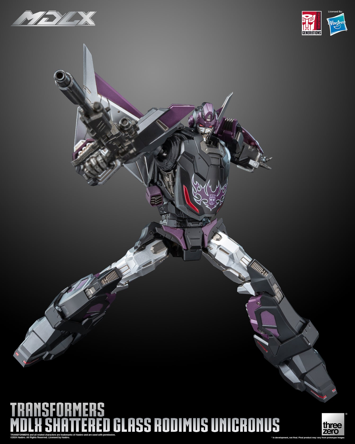 Transformers MDLX Shattered Glass Rodimus Unicronus Action Figure