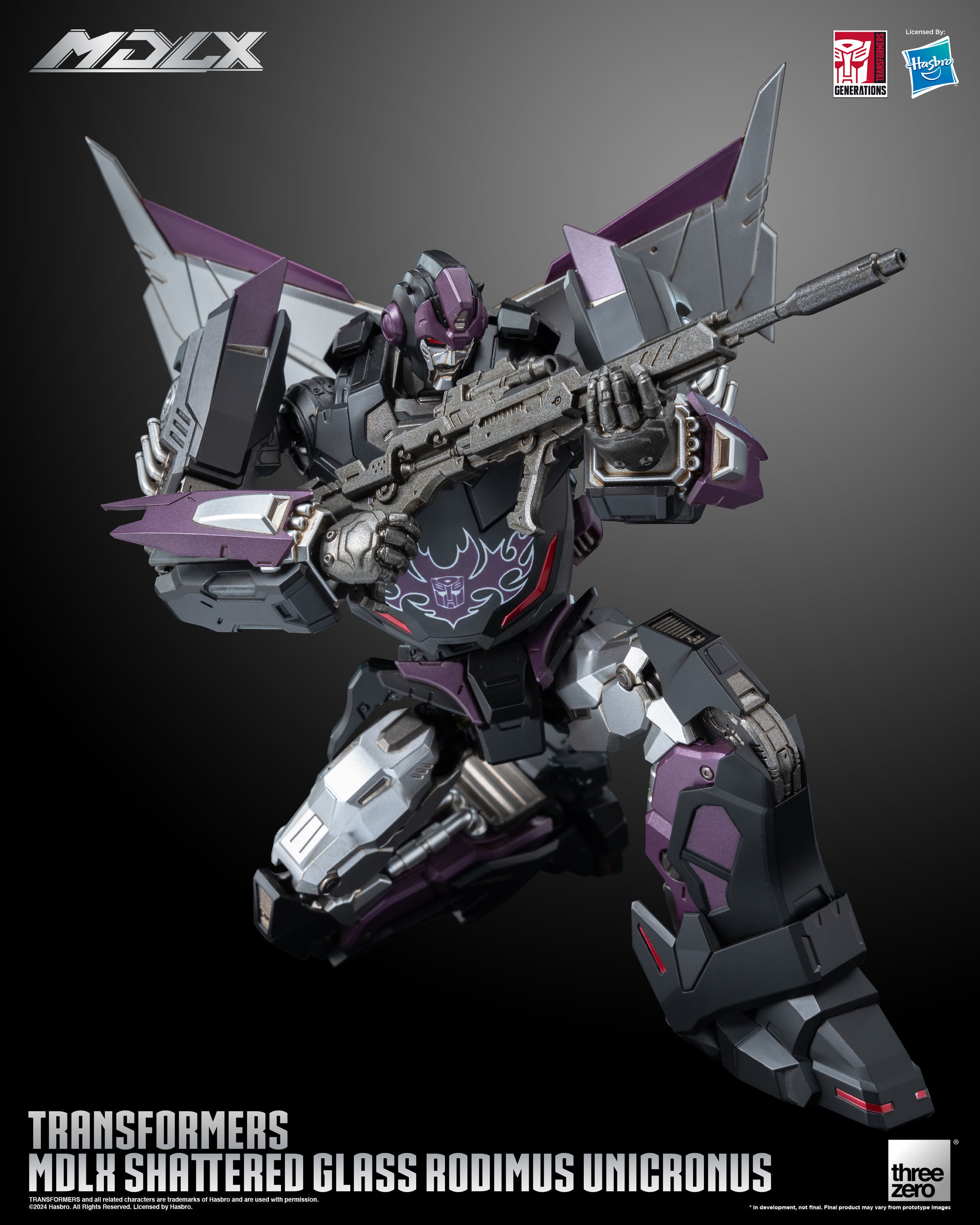 Transformers MDLX Shattered Glass Rodimus Unicronus Action Figure