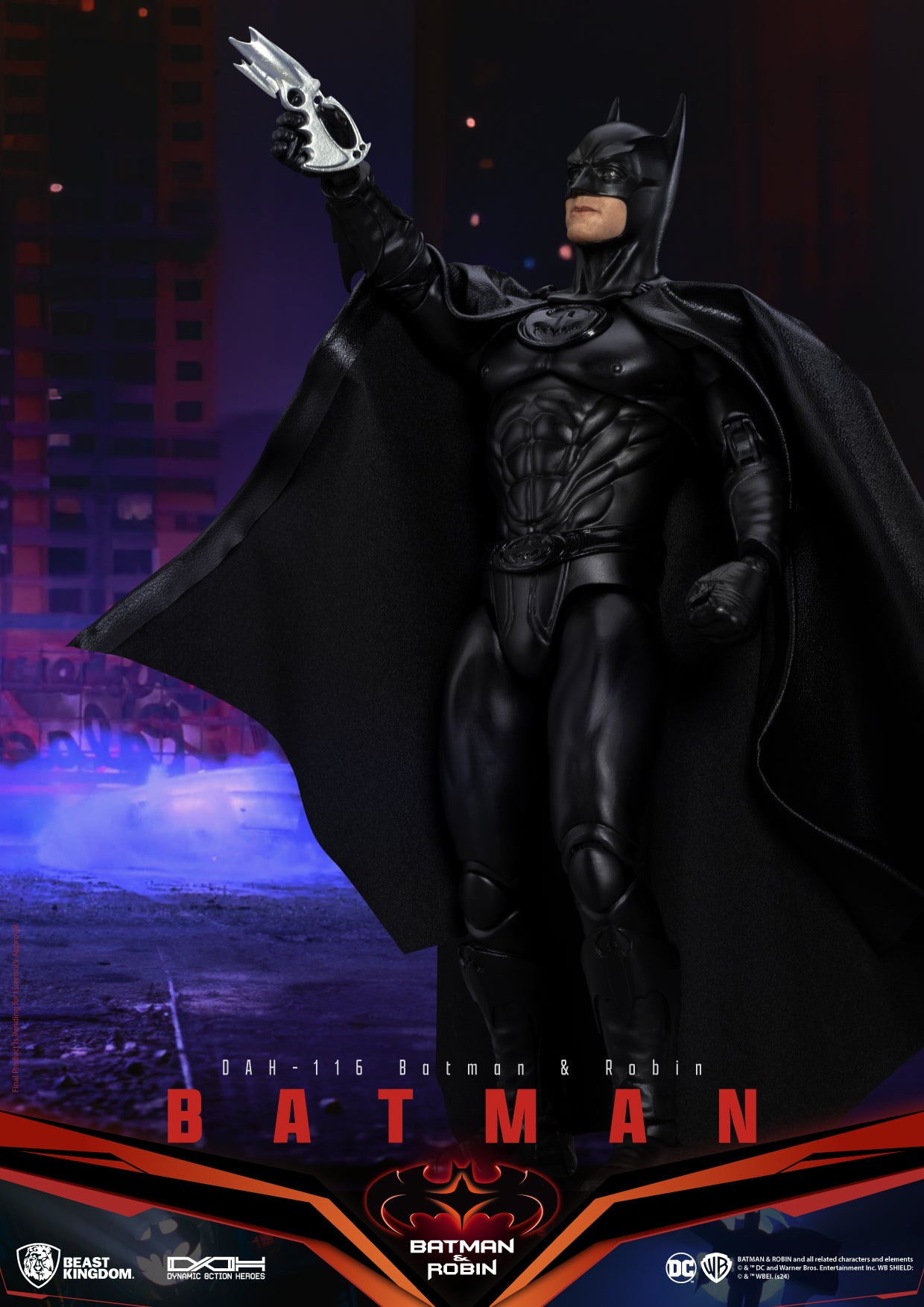 Batman &amp; Robin 1997 Batman Action Figure Dynamic 8ction Hero - DAH-116