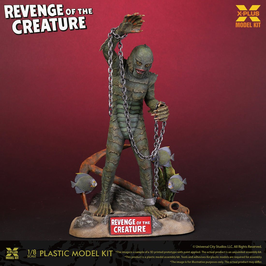 Revenge Of The Creature 1/8 Scale Plastic Model Kit