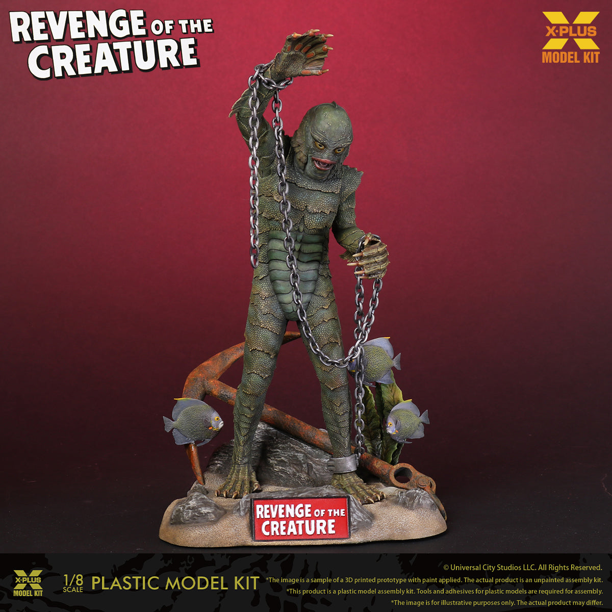 Revenge Of The Creature 1/8 Scale Plastic Model Kit