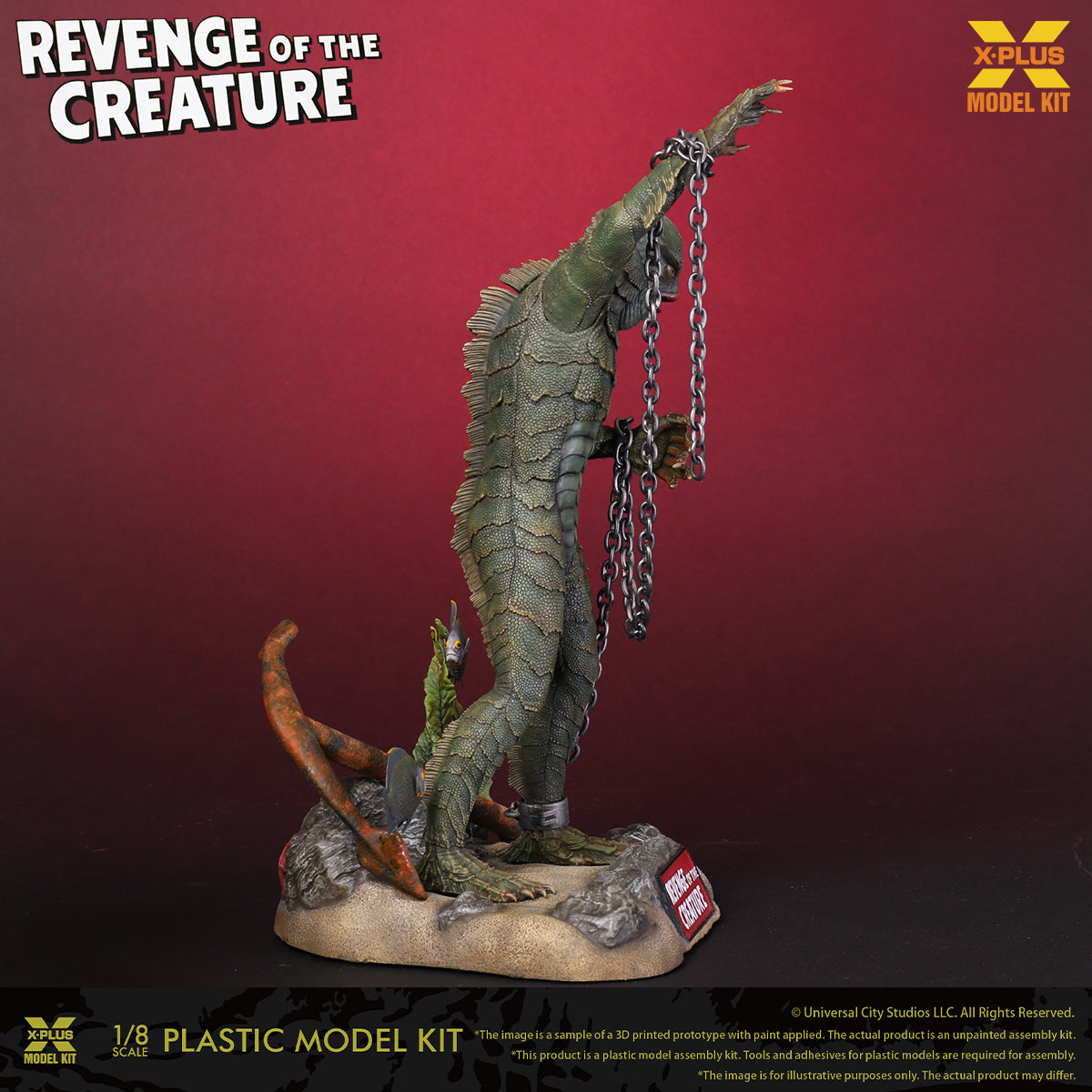 Revenge Of The Creature 1/8 Scale Plastic Model Kit