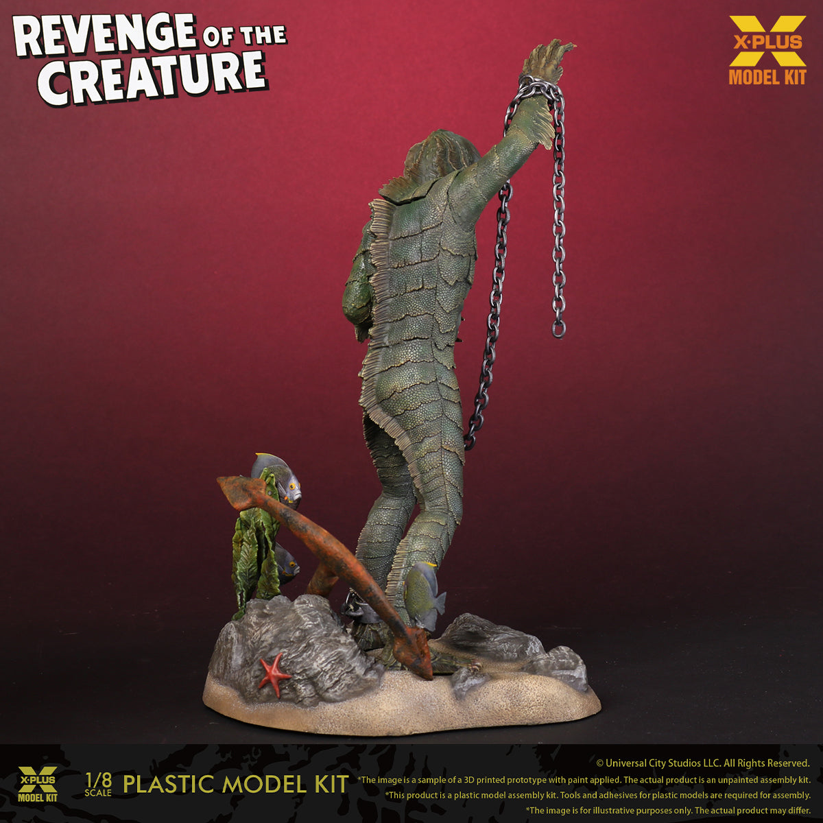 Revenge Of The Creature 1/8 Scale Plastic Model Kit