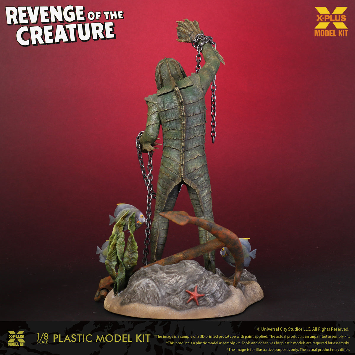 Revenge Of The Creature 1/8 Scale Plastic Model Kit