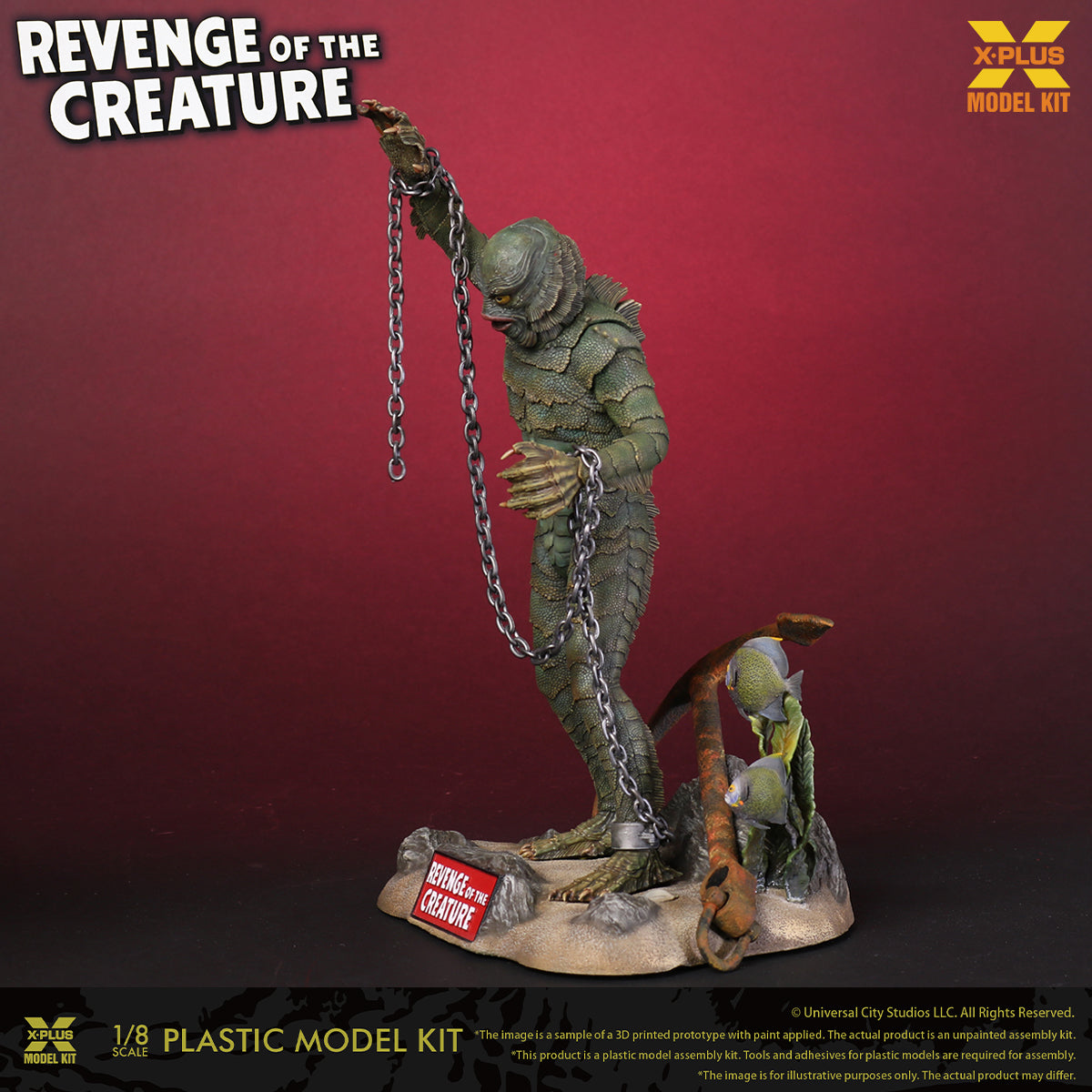 Revenge Of The Creature 1/8 Scale Plastic Model Kit