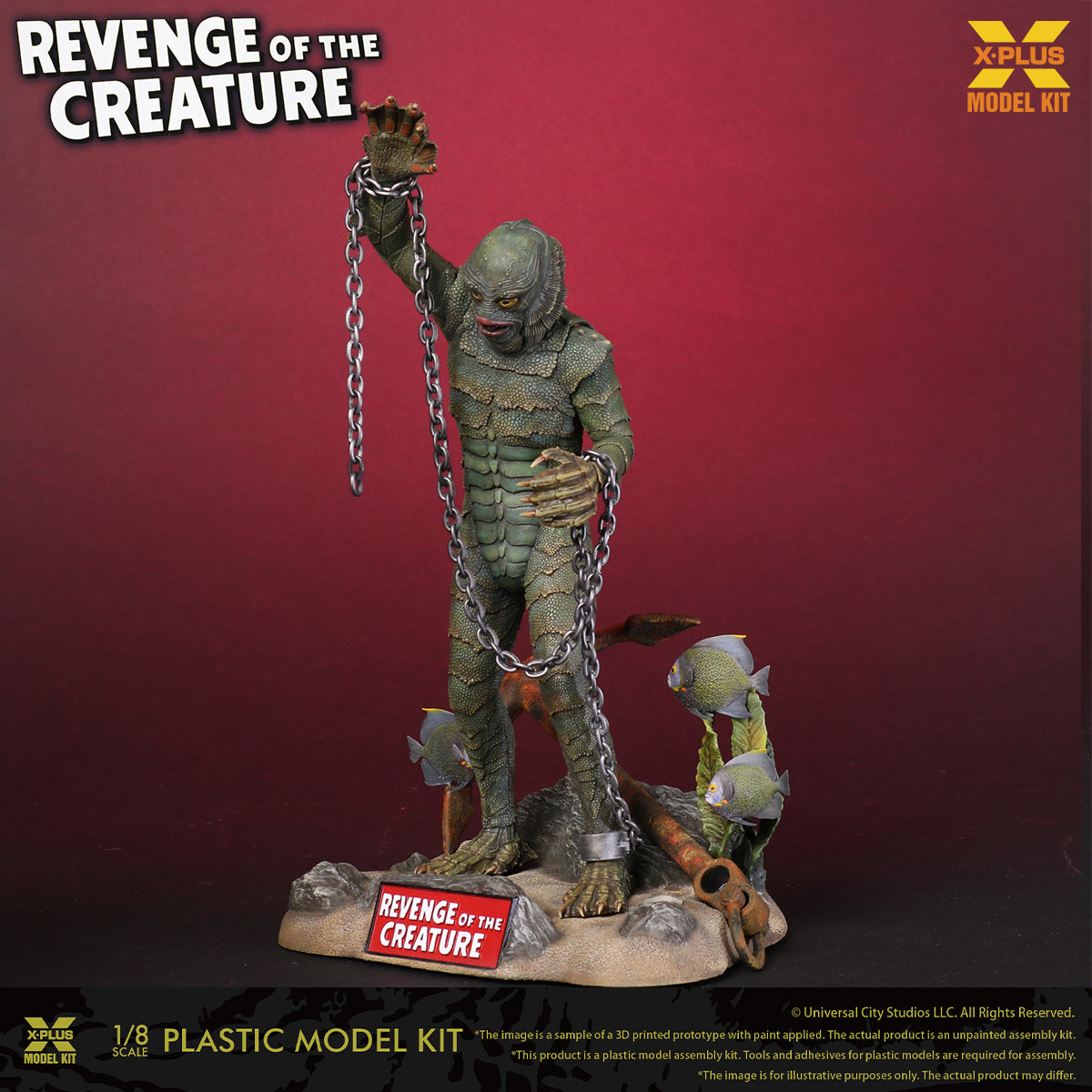 Revenge Of The Creature 1/8 Scale Plastic Model Kit