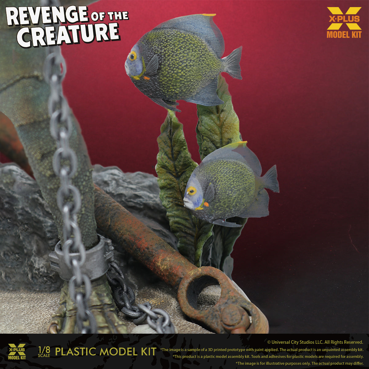 Revenge Of The Creature 1/8 Scale Plastic Model Kit